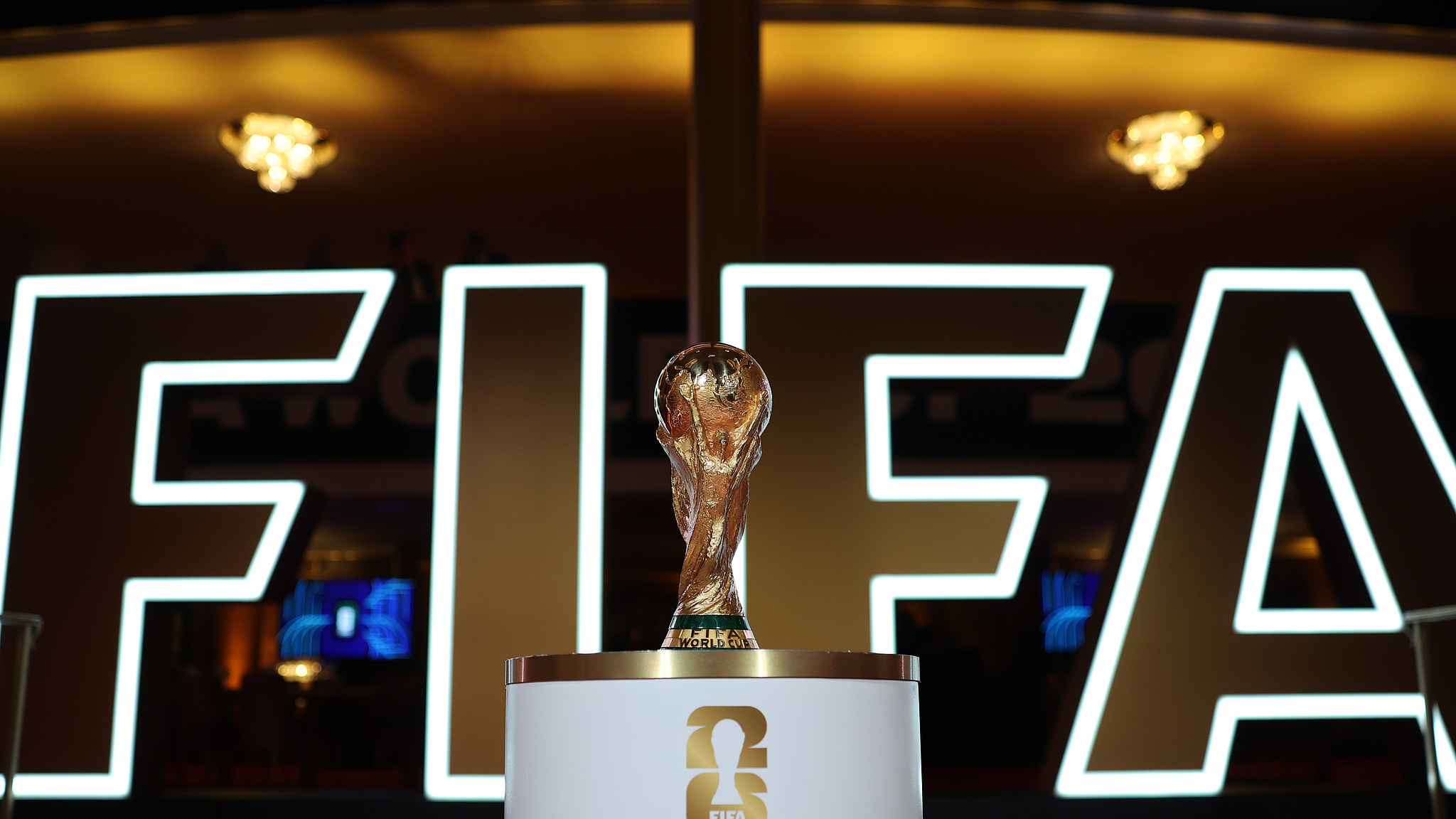 FIFA World Cup trophy reaches Washington, D.C., ahead of draw ceremony