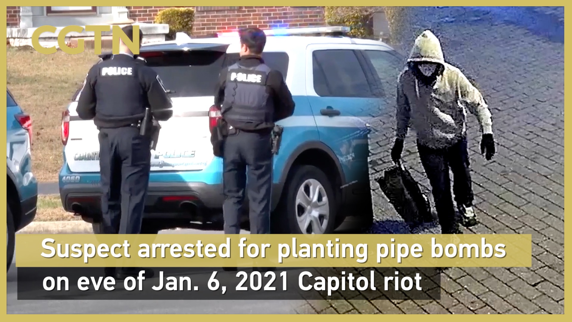 Suspect arrested for planting pipe bombs on eve of 2021 Capitol riot