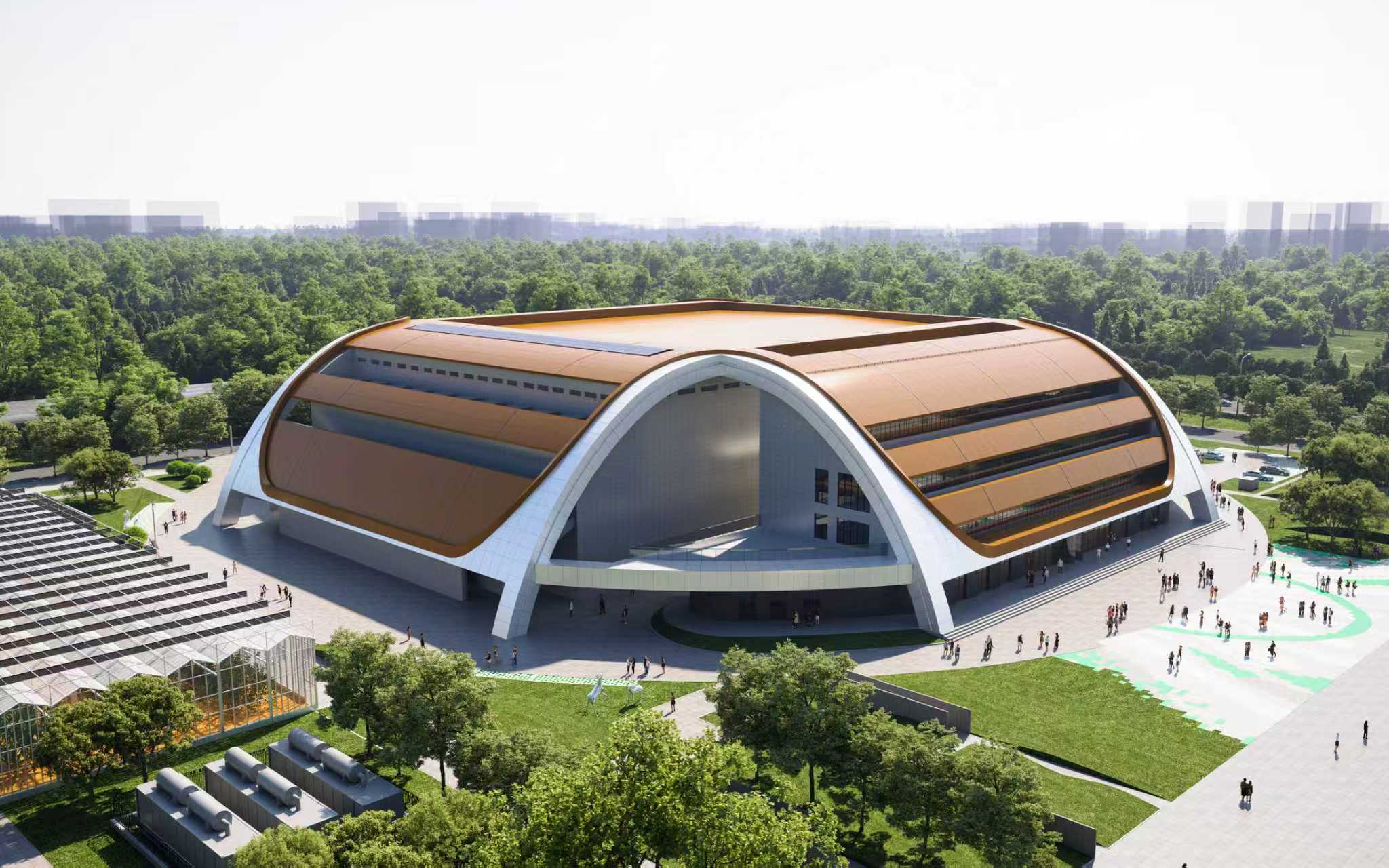 The illustration of the National Facility Preservation Bank for Forestry and Grassland Germplasm Resources (Xiong'an). /Beijing Forestry University