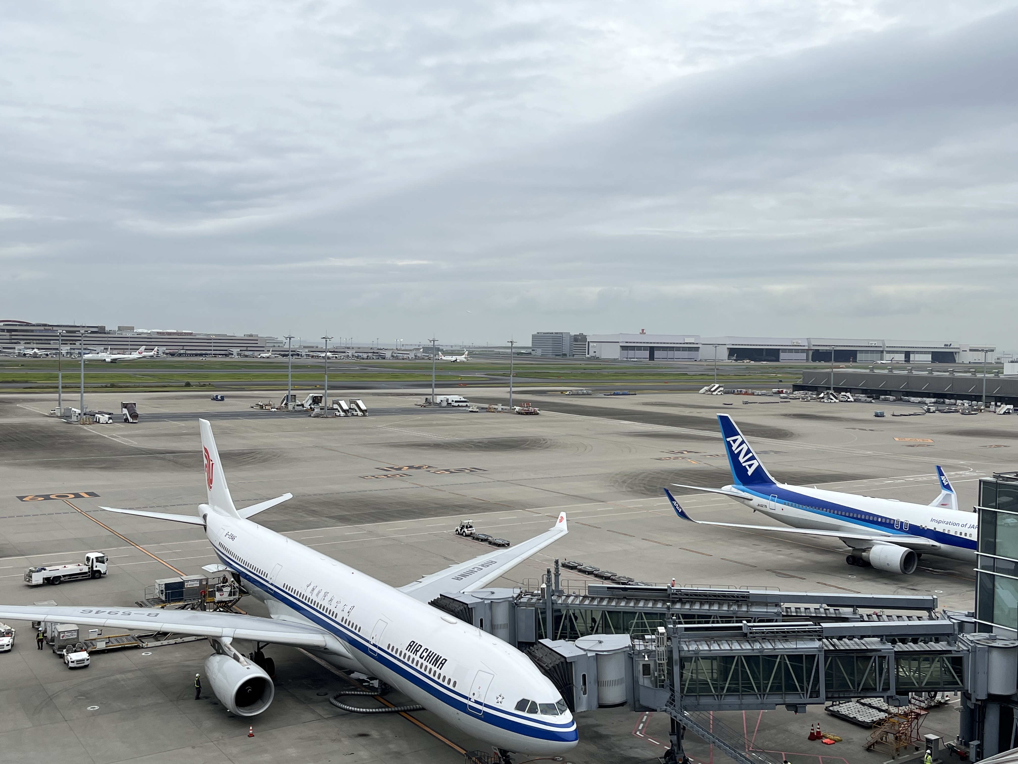 A file photo shows Haneda Airport in Tokyo, Japan. /CGTN