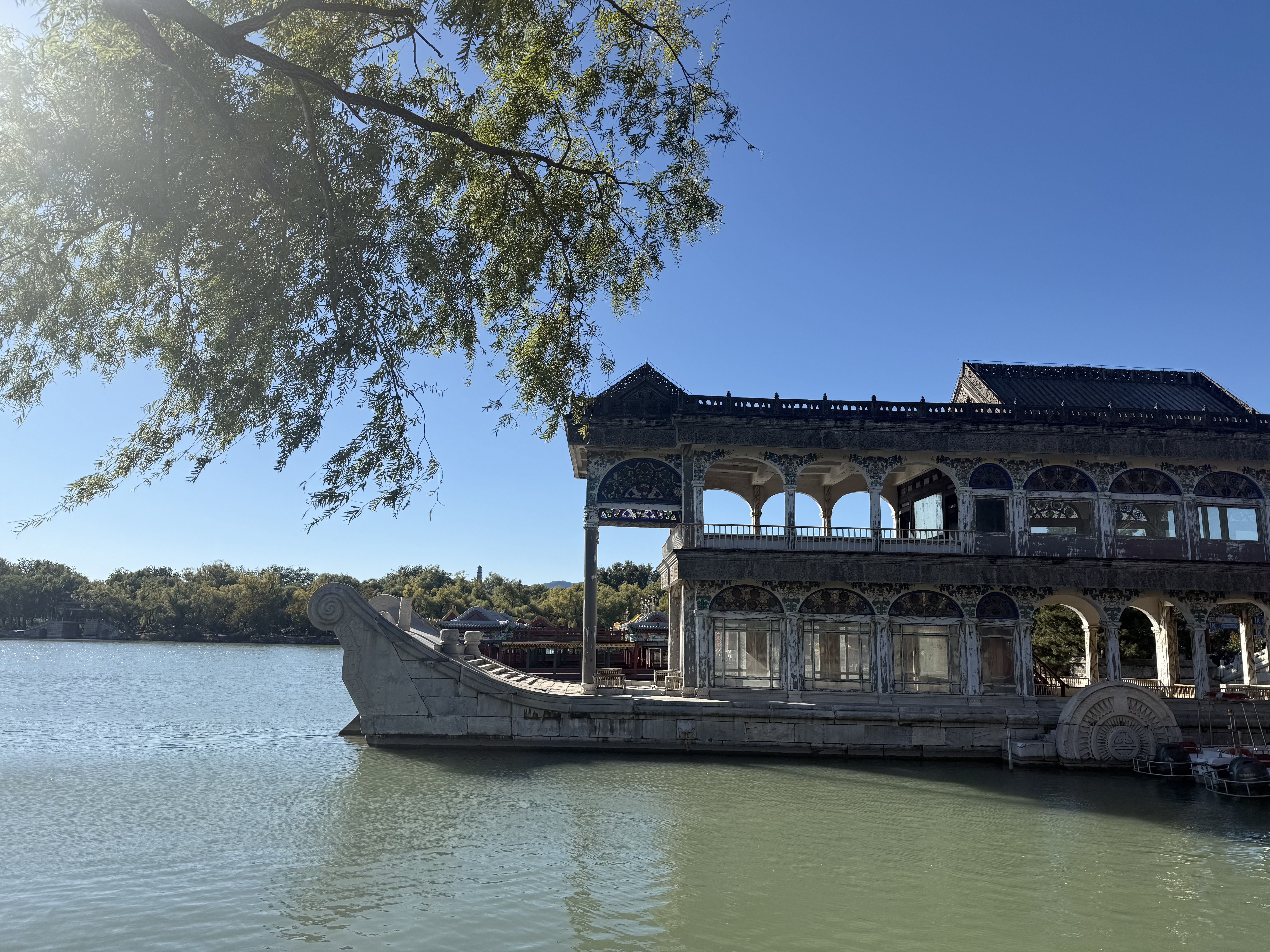 The Marble Boat at the Summer Palace in Beijing, China, October 2025. Zaruhi Poghosyan/CGTN
