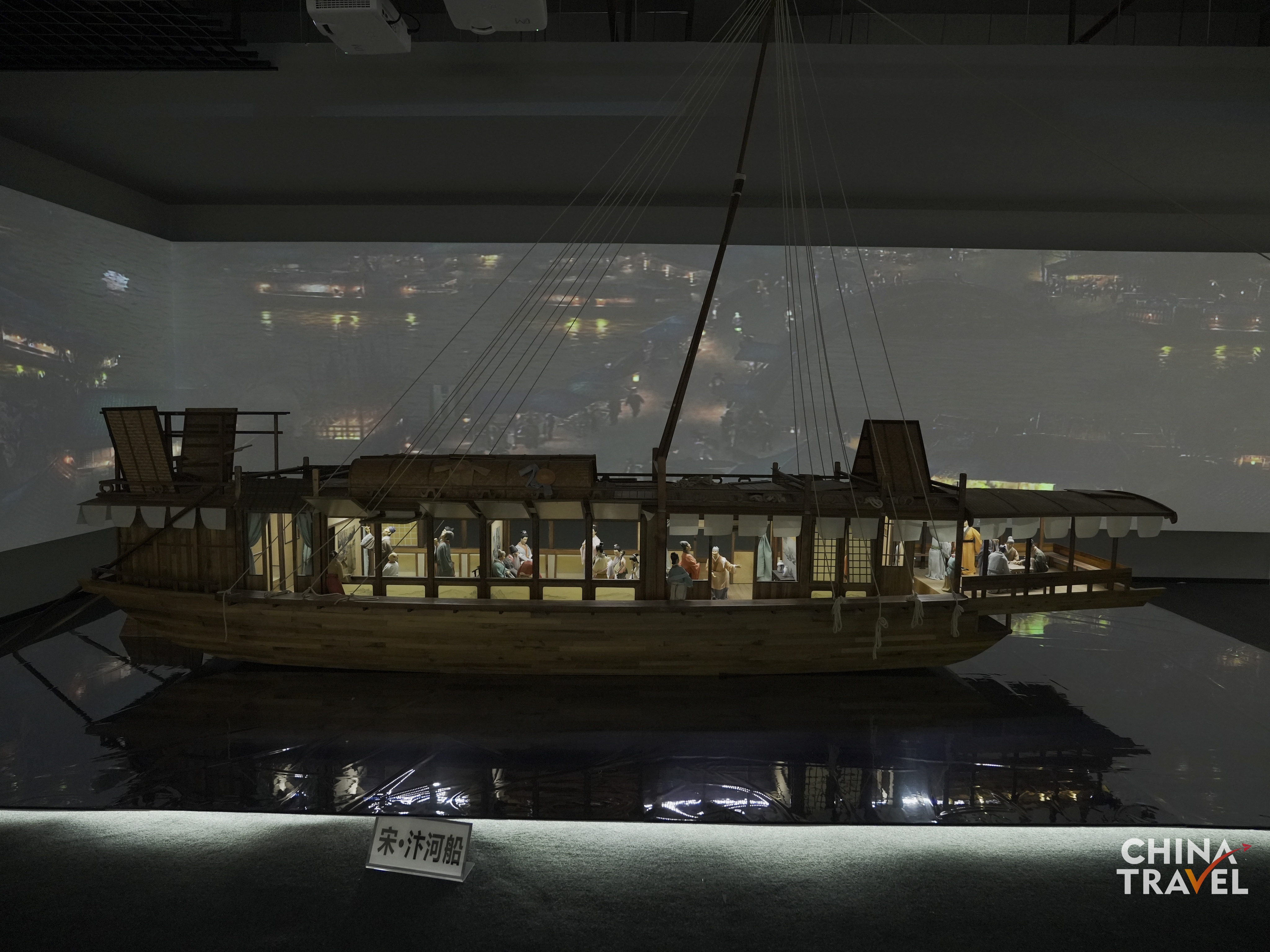 A view of the Sanya ship model museum in Sanya, Hainan Province. /CGTN