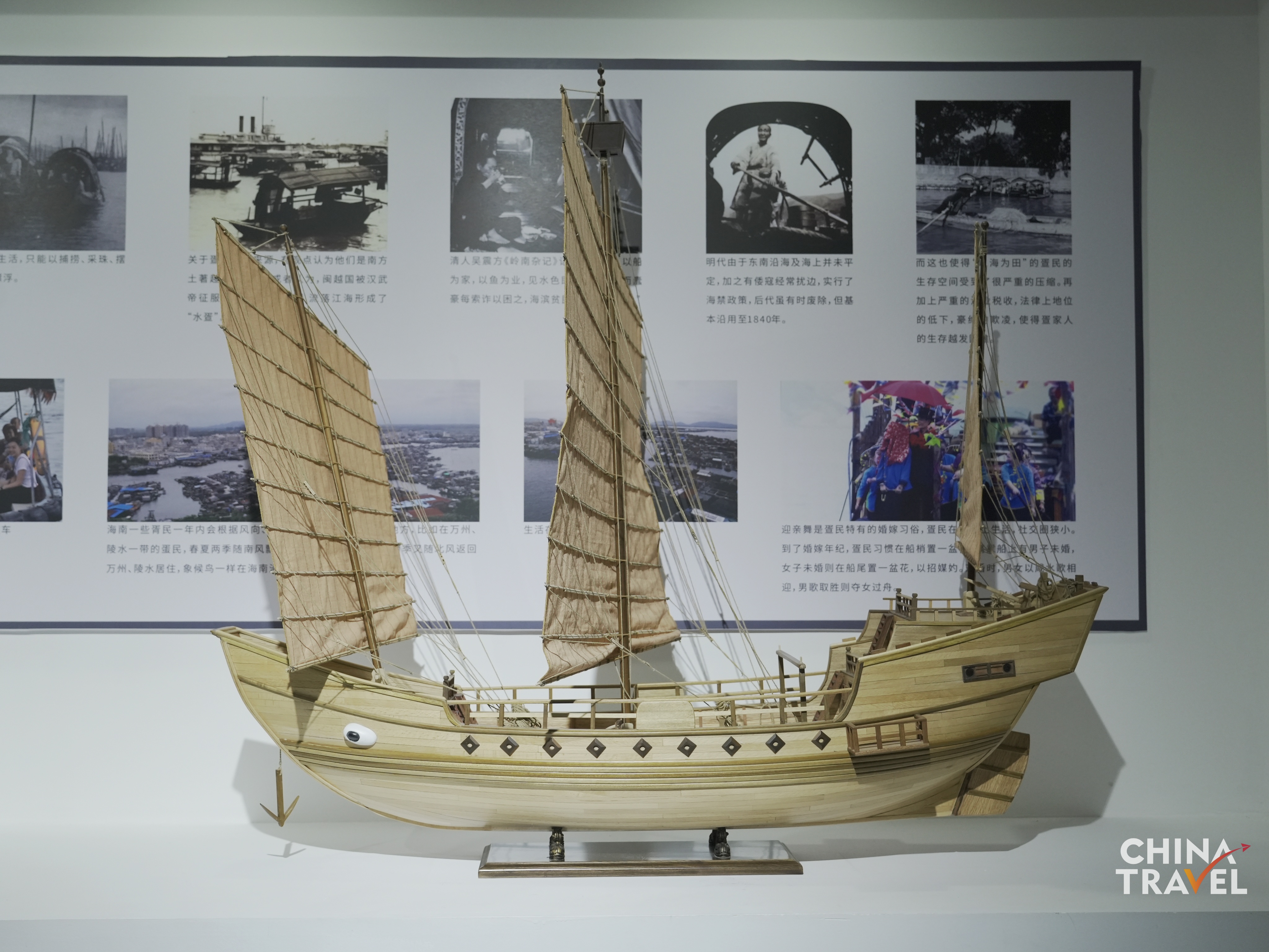 A view of the Sanya ship model museum in Sanya, Hainan Province. /CGTN