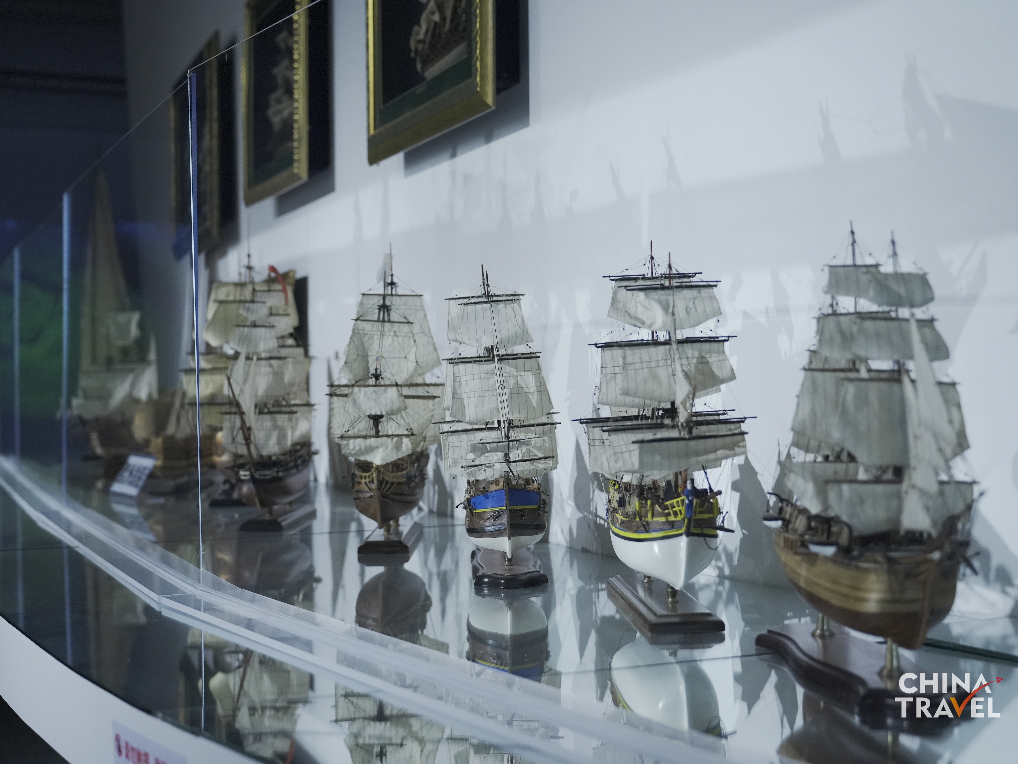 A view of the Sanya ship model museum in Sanya, Hainan Province. /CGTN