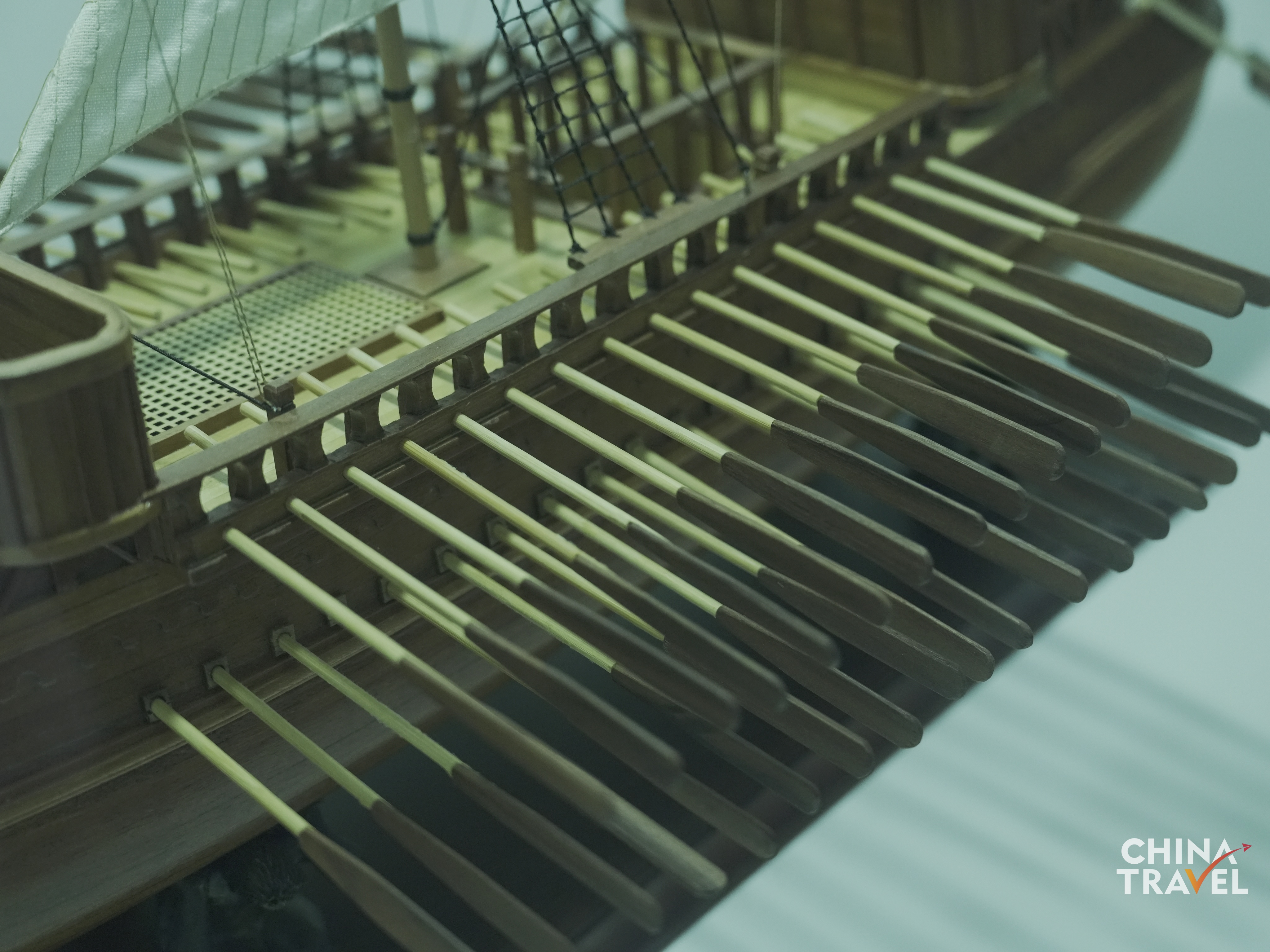 A view of the Sanya ship model museum in Sanya, Hainan Province. /CGTN