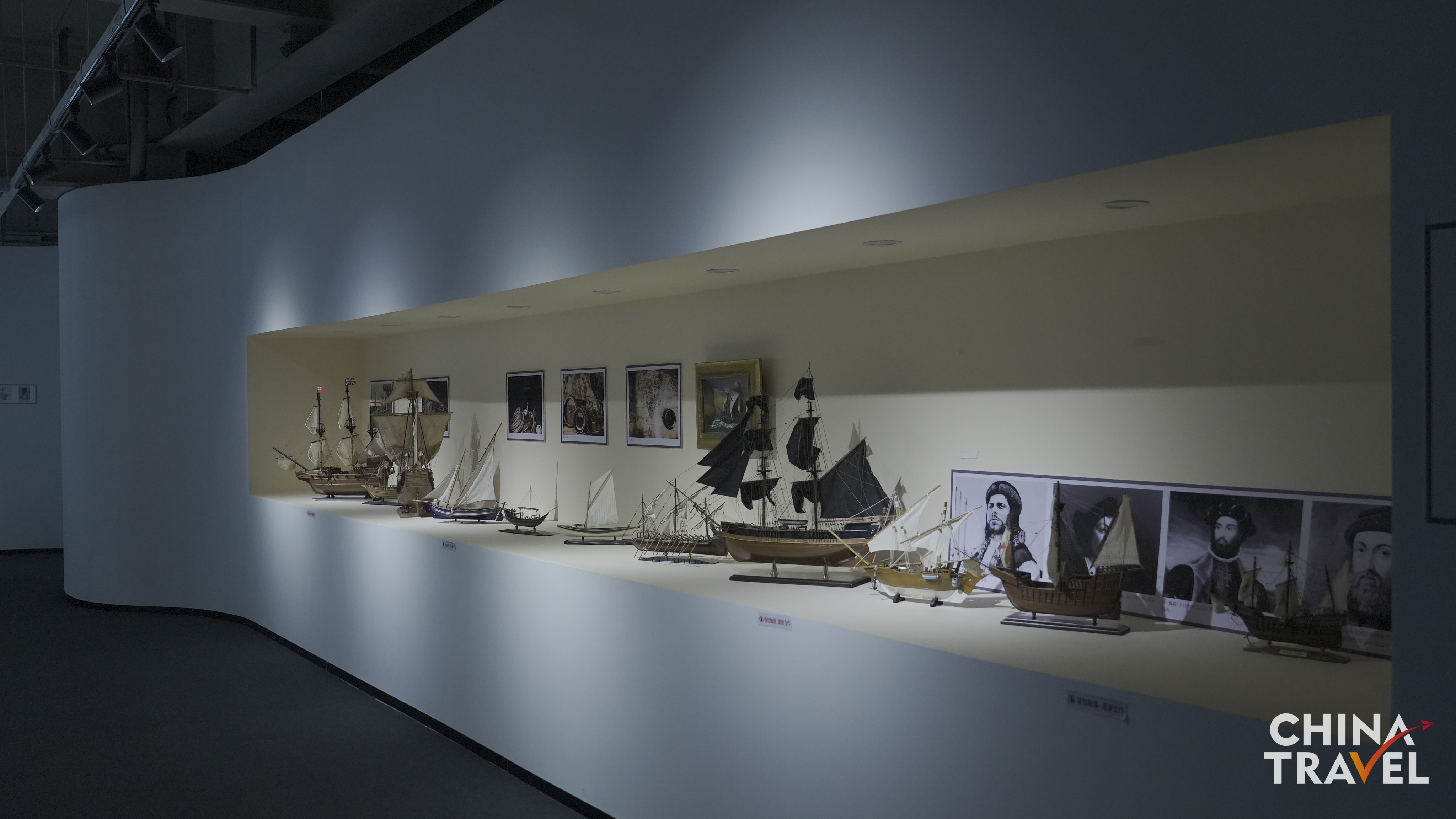 A view of the Sanya ship model museum in Sanya, Hainan Province. /CGTN