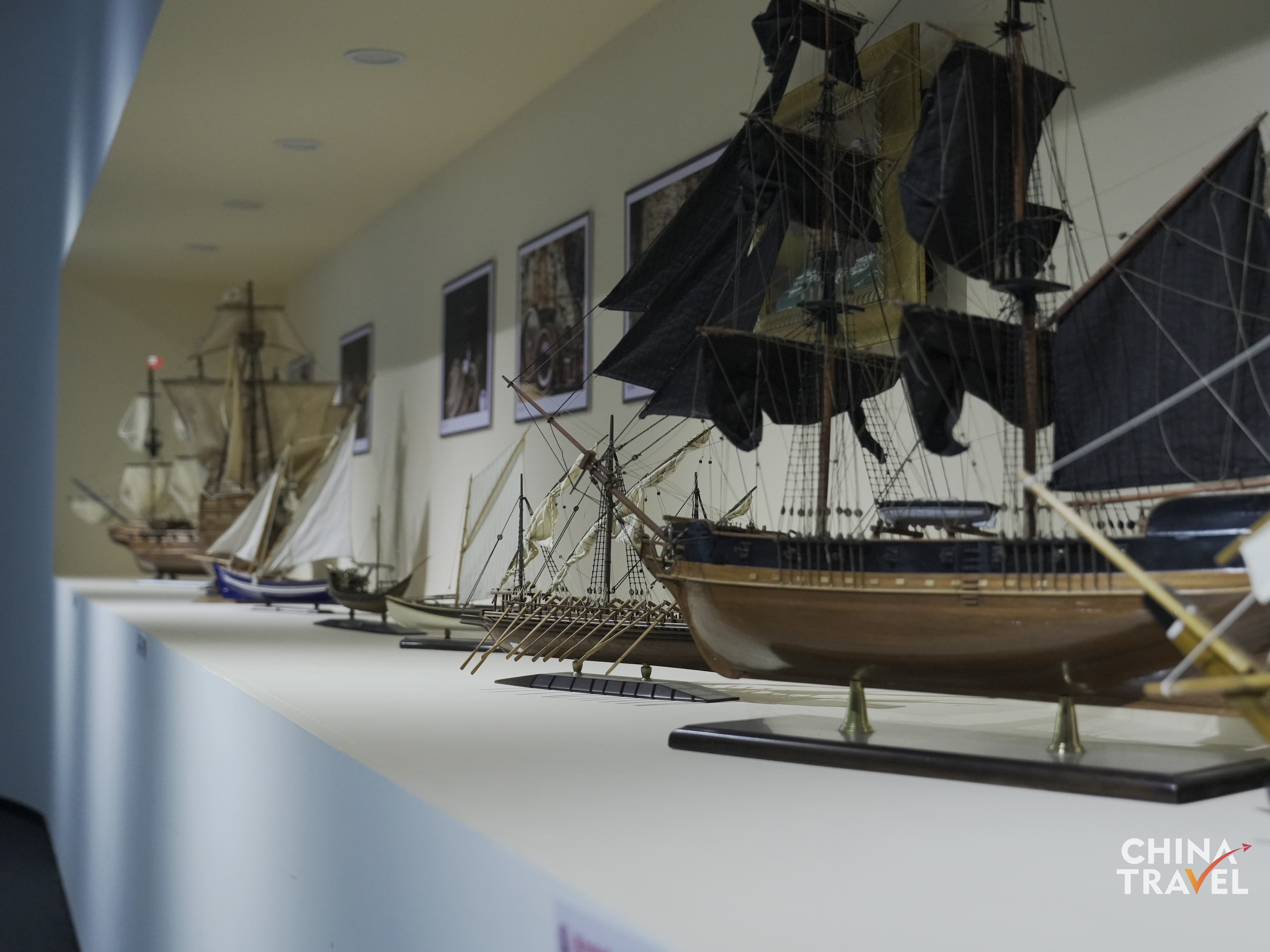 A view of the Sanya ship model museum in Sanya, Hainan Province. /CGTN