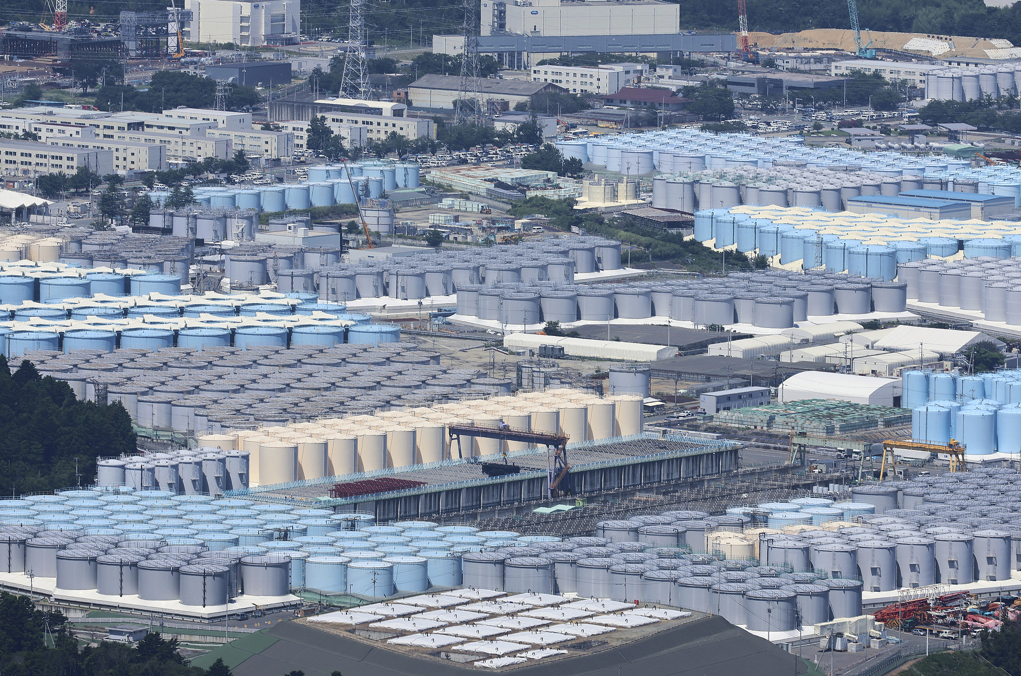 Tanks of ALPS treated water at the Fukushima No.1 nuclear power plant in Fukushima Prefecture, Japan, August 19, 2025. /VCG