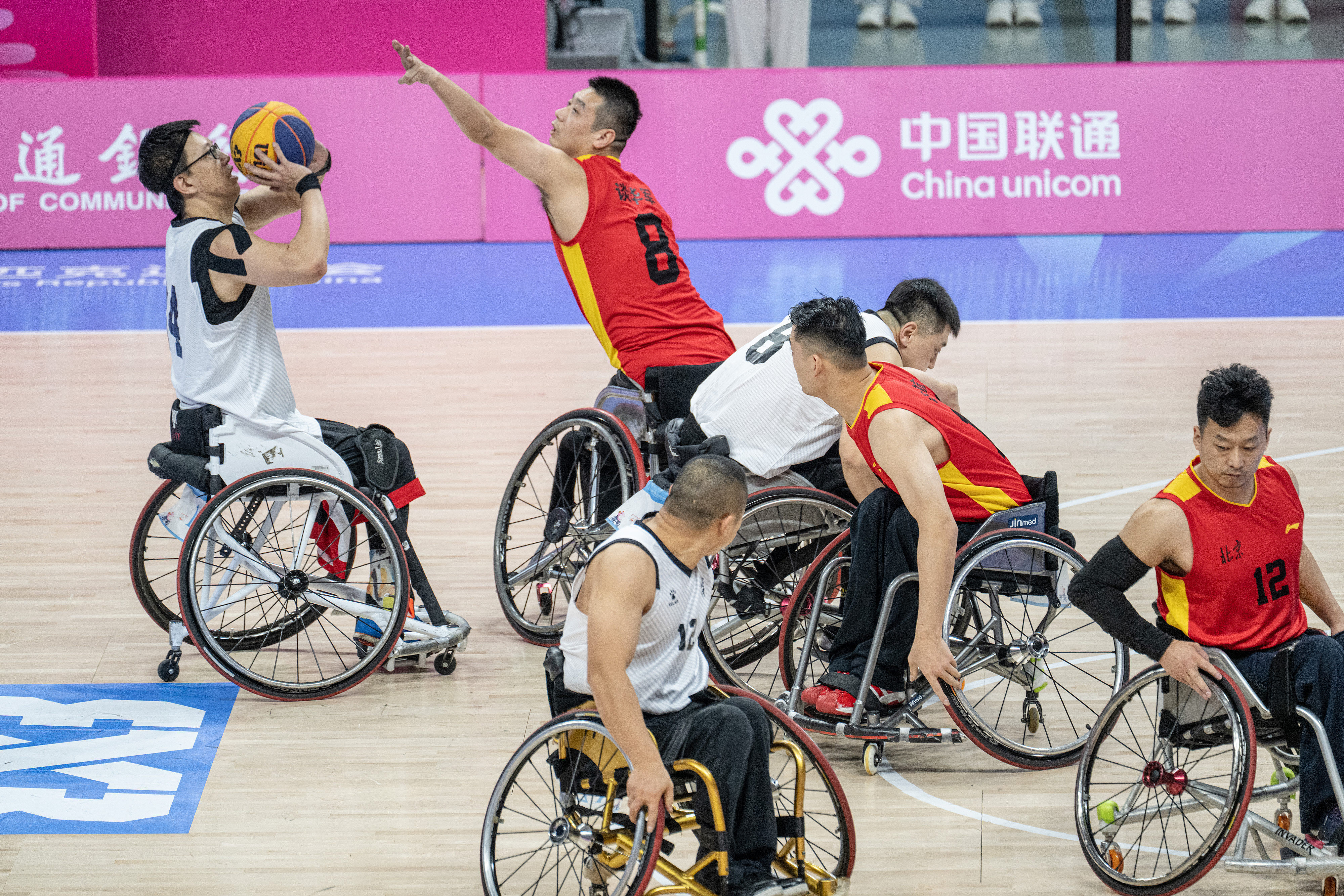 In the men's competition, Liaoning defeated Beijing to win gold in 3x3 wheelchair basketball at the 12th National Paralympic Games in Guangzhou, China, December 8, 2025. /VCG
