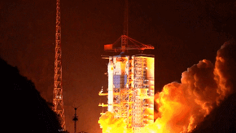 A Long March-3B rocket, carrying the Shiyan-22 satellite, blasts off from the Xichang Satellite Launch Center, Sichuan Province, southwest China, December 9, 2025. /China Media Group