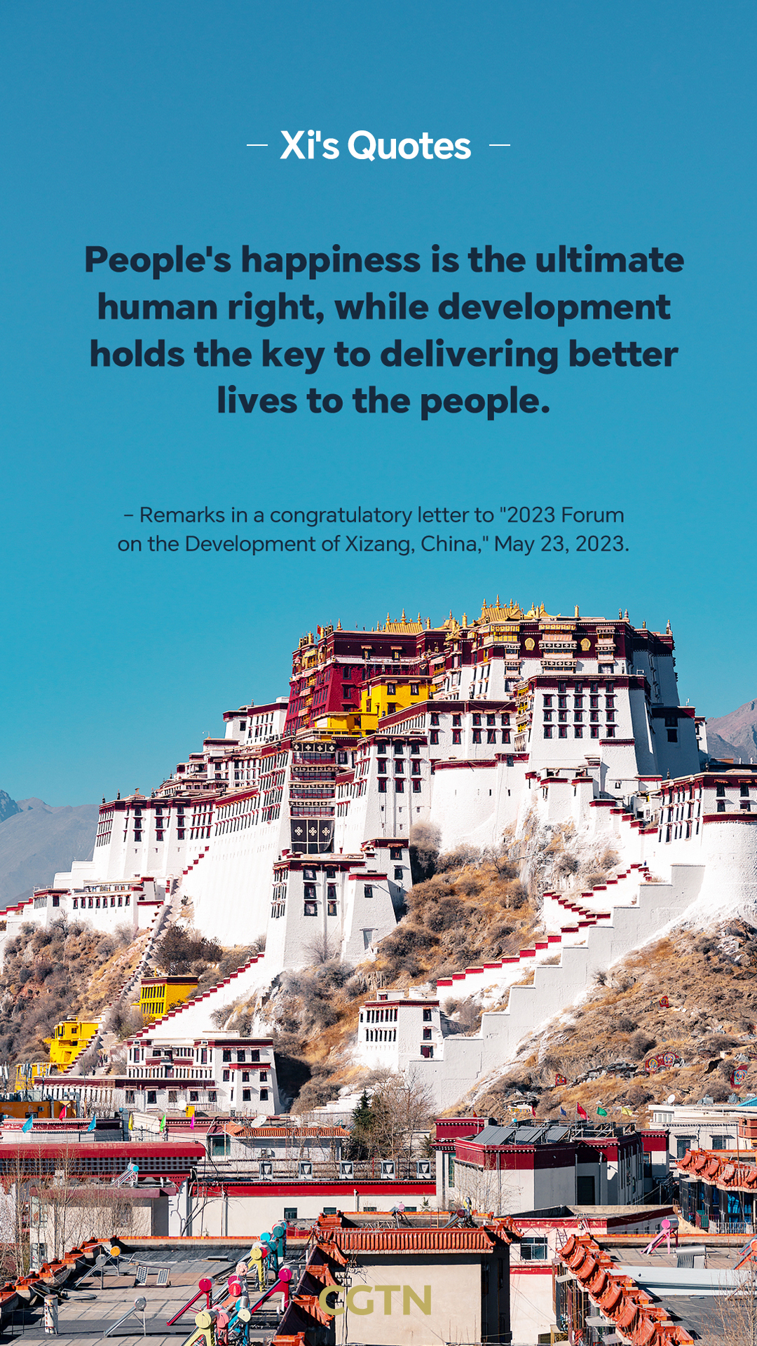 President Xi Jinping's key quotes on human rights protection