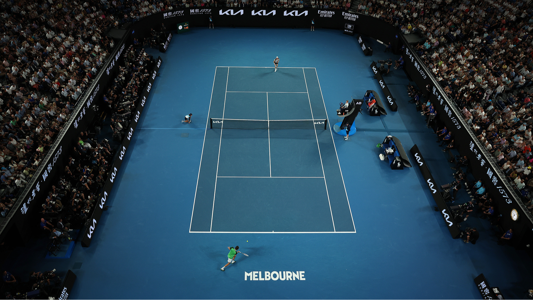 Seven Chinese players to compete in singles events at Australian Open