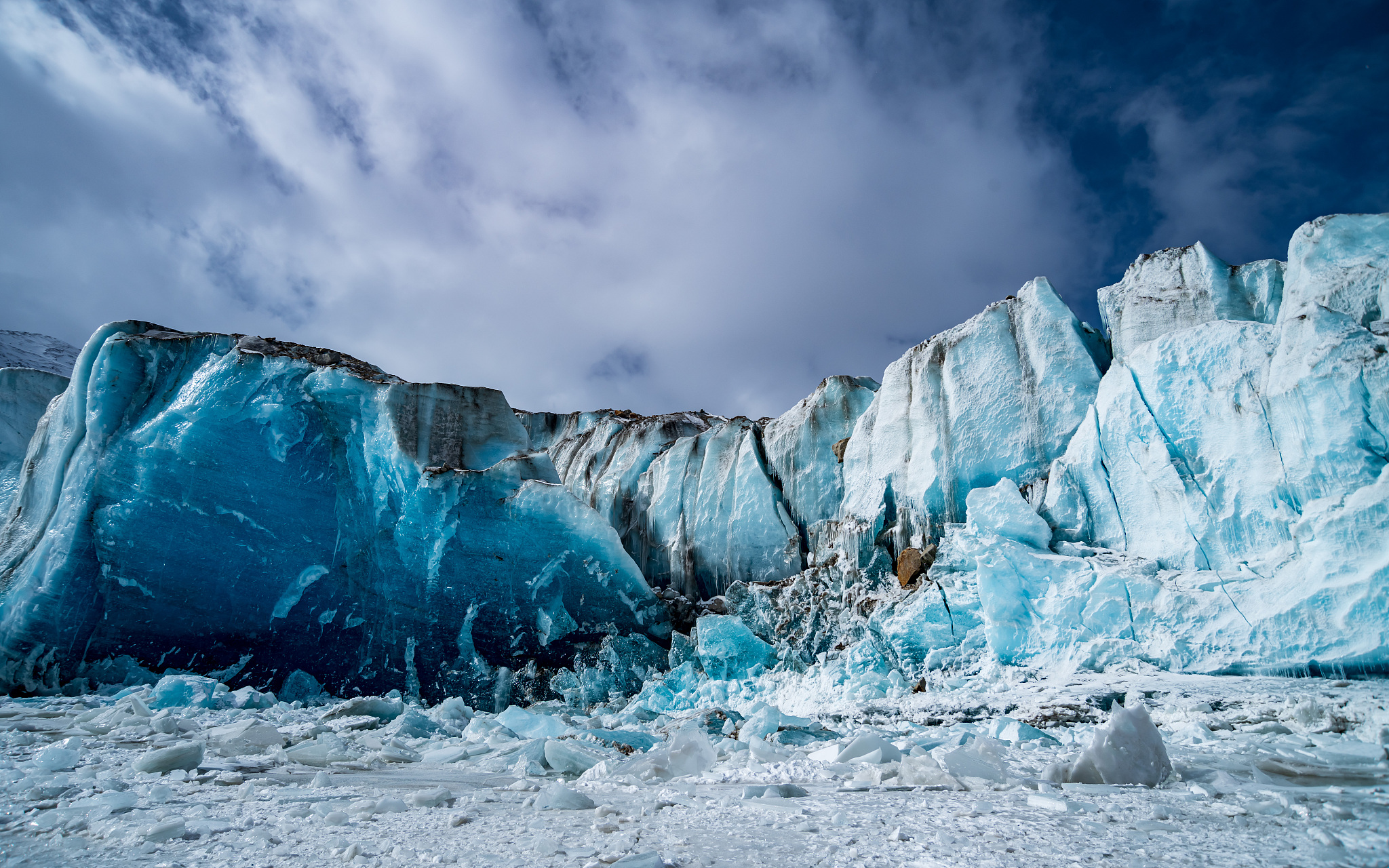 The Laigu Glacier in Xizang Autonomous Region, southwest China. /VCG