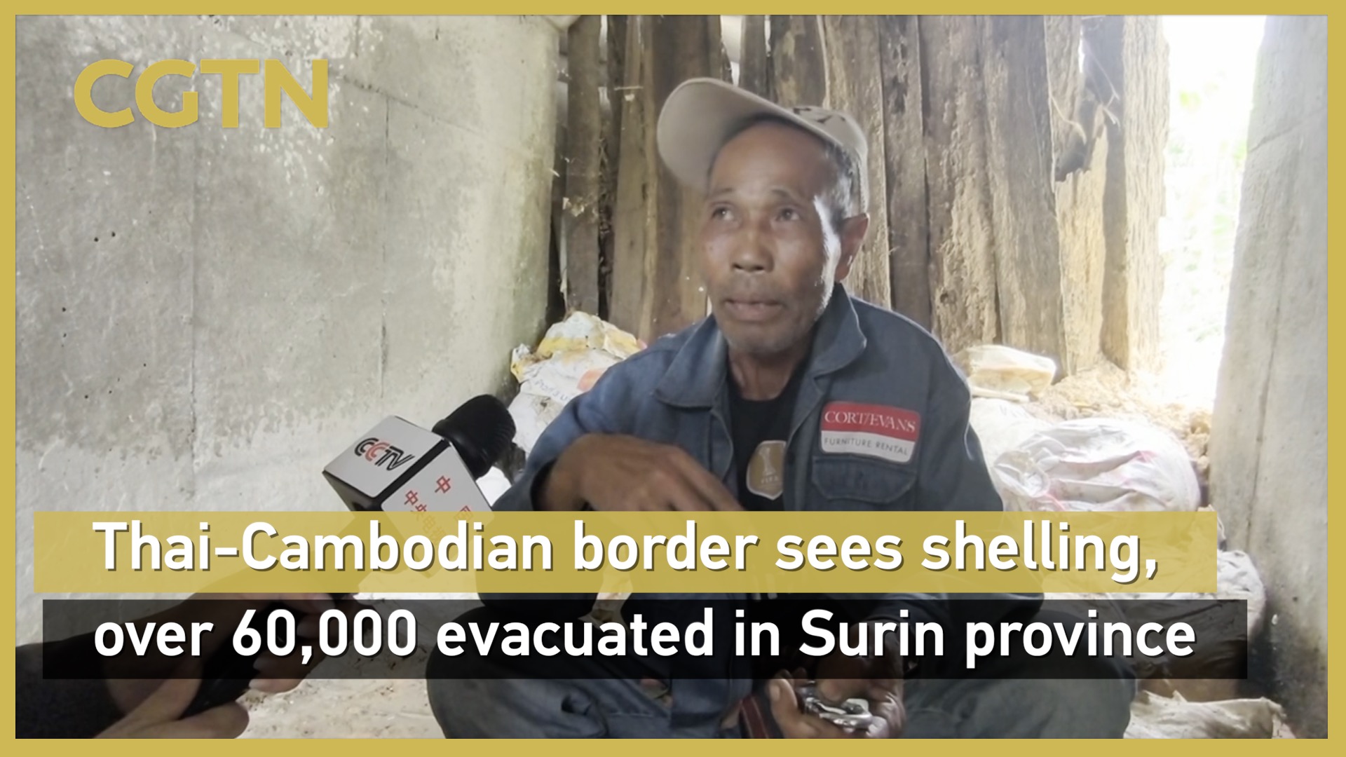 Thai-Cambodian border sees shelling, over 60,000 evacuated in Surin province