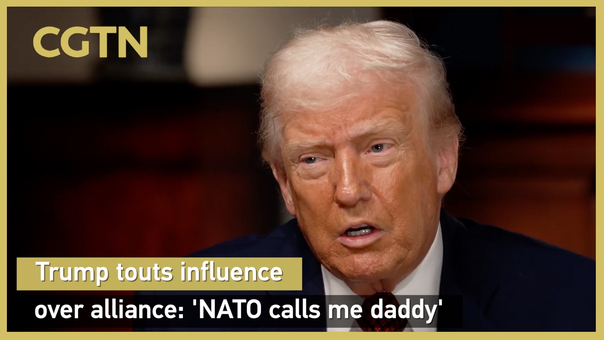 Trump touts influence over alliance: 'NATO calls me daddy'