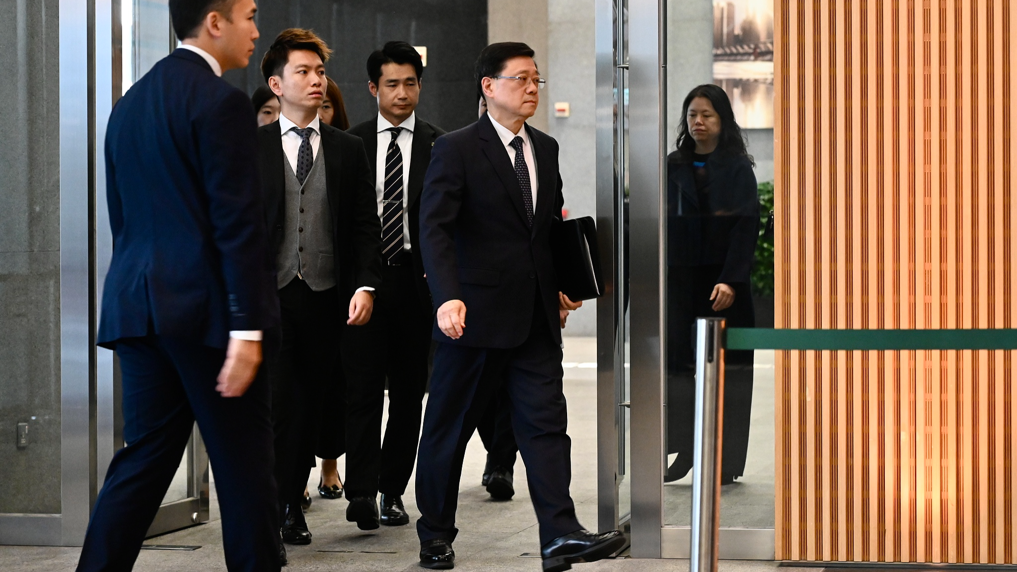 Hong Kong residential fire report due within 9 months, John Lee says