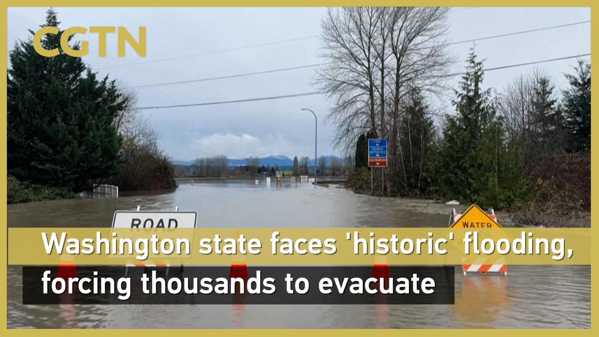 'Historic' flooding in Washington state forces thousands to evacuate