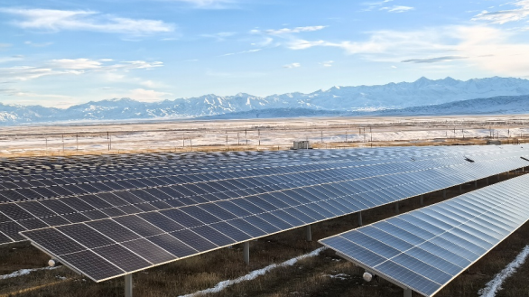 A solar panel project in Kazakhstan, May 20, 2025. /Xinhua