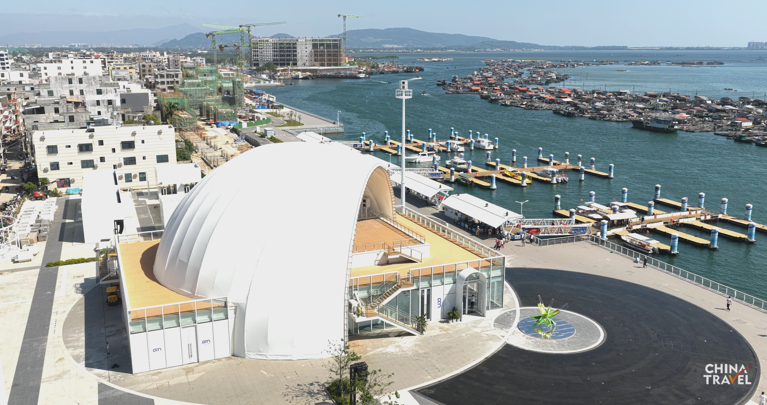 A view of the Lingshui Danjia Art Museum in Hainan Province. /CGTN