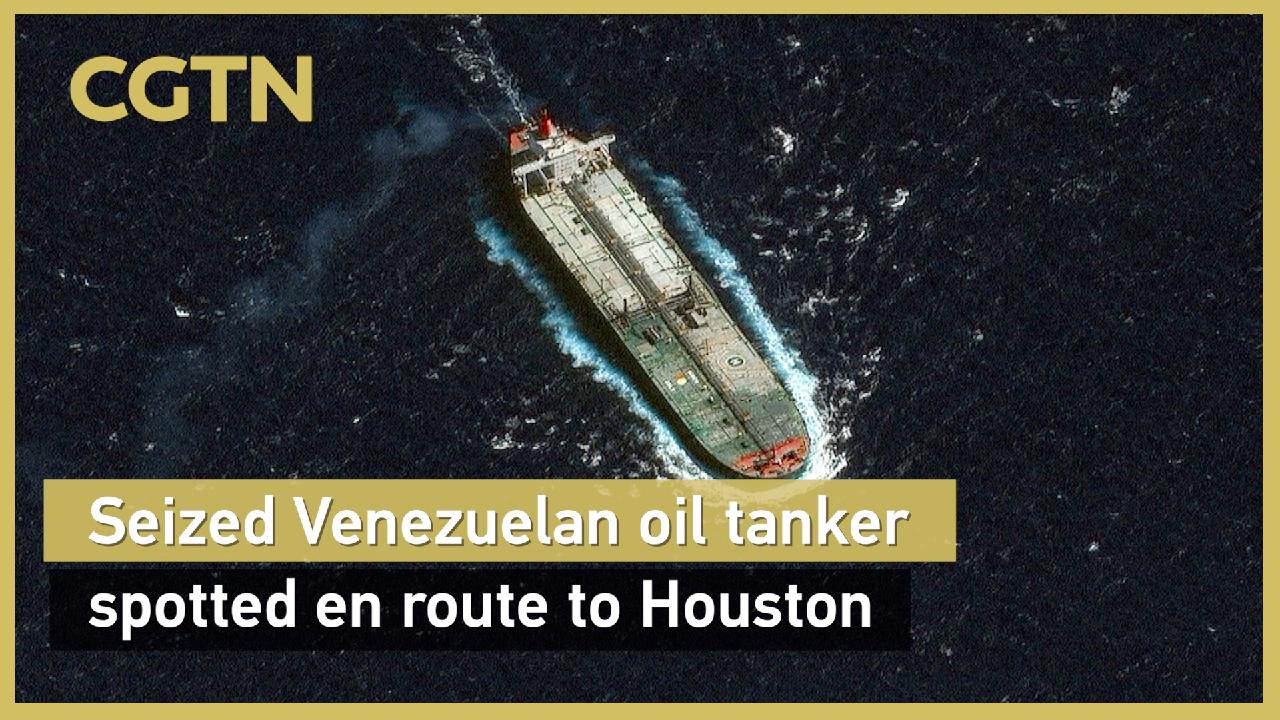 Seized Venezuelan oil tanker spotted en route to Houston