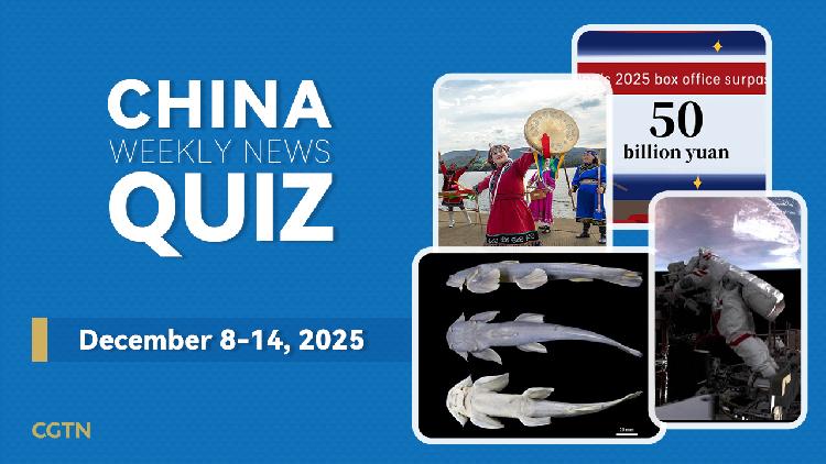 China Weekly News Quiz: December 8-14, 2025