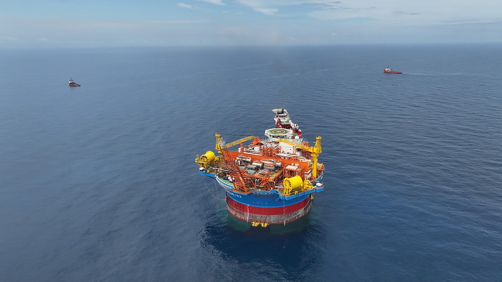 China's first deepwater oilfield hits full secondary production
