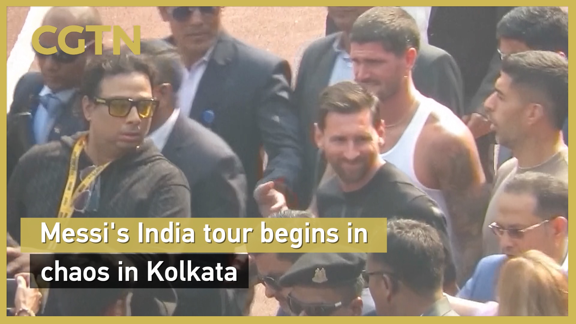 Messi's India tour begins in chaos in Kolkata