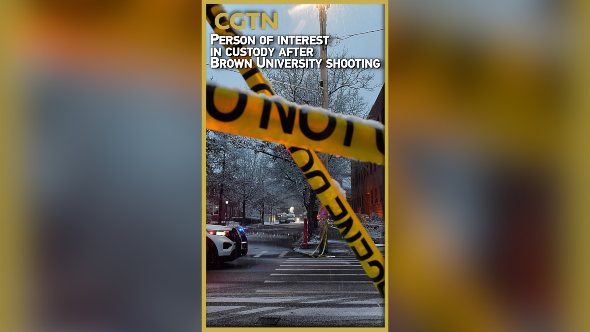Person of interest in custody after shooting at Brown University