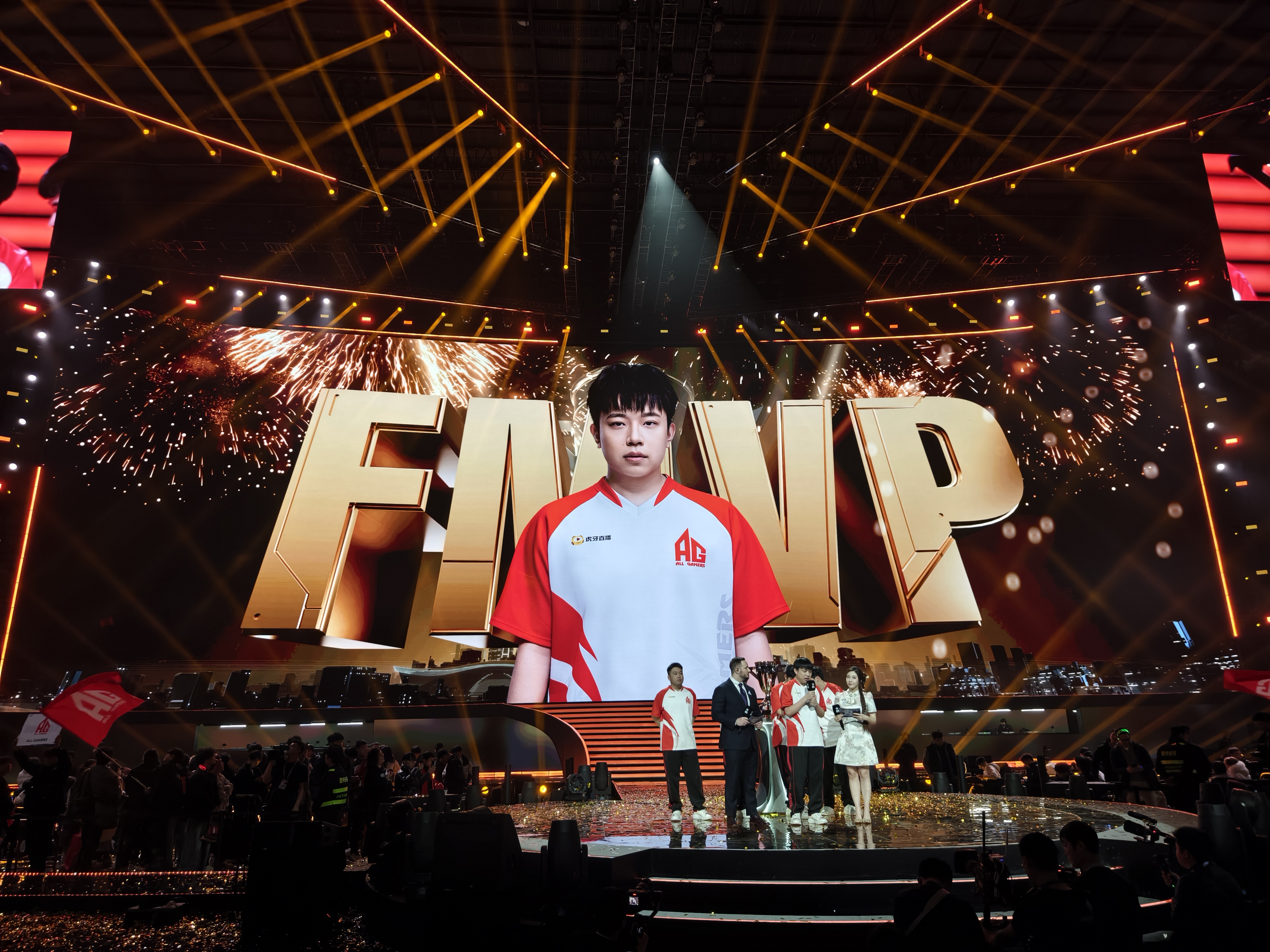 Zhang Qian (in-game ID: ZQ) wins the FMVP honor at CFS 2025 Grand Finals, Chengdu, southwest China's Sichuan Province, December 14, 2025. /Courtesy of CFS