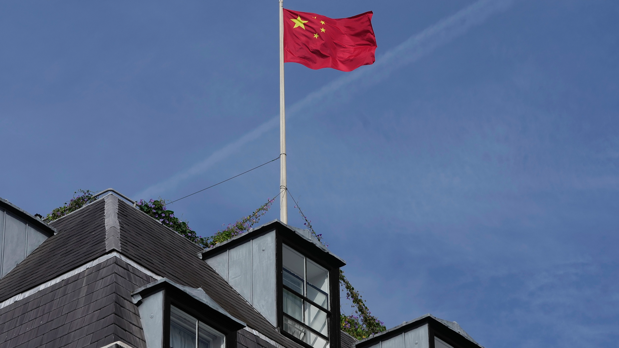 File photo of Chinese Embassy in London. /VCG