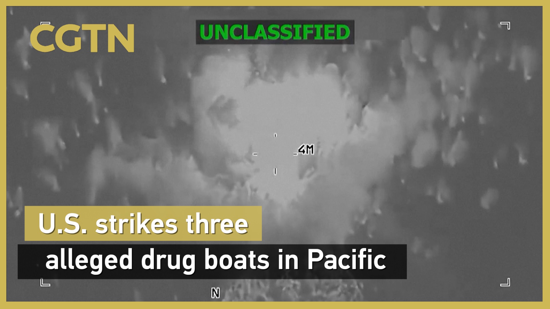 U.S. strikes three alleged drug boats in Pacific 