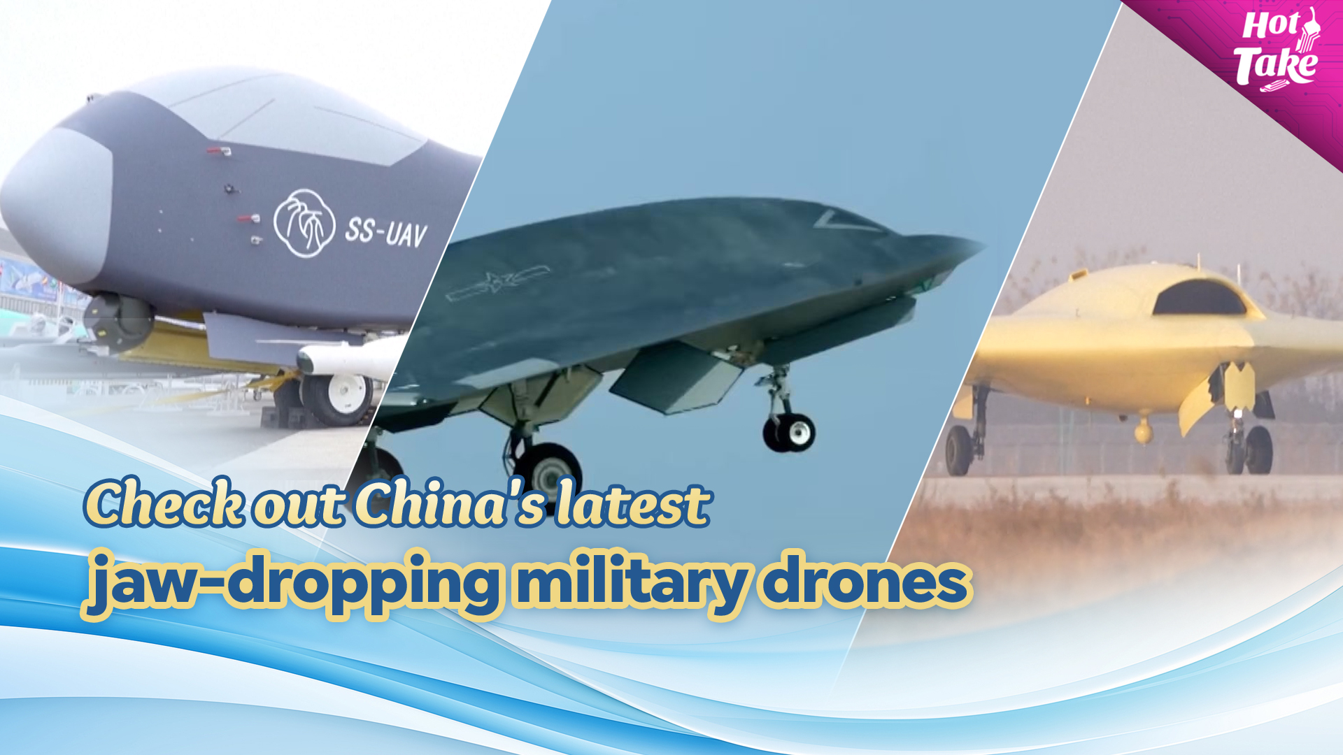 Check out China's latest jaw-dropping military drones