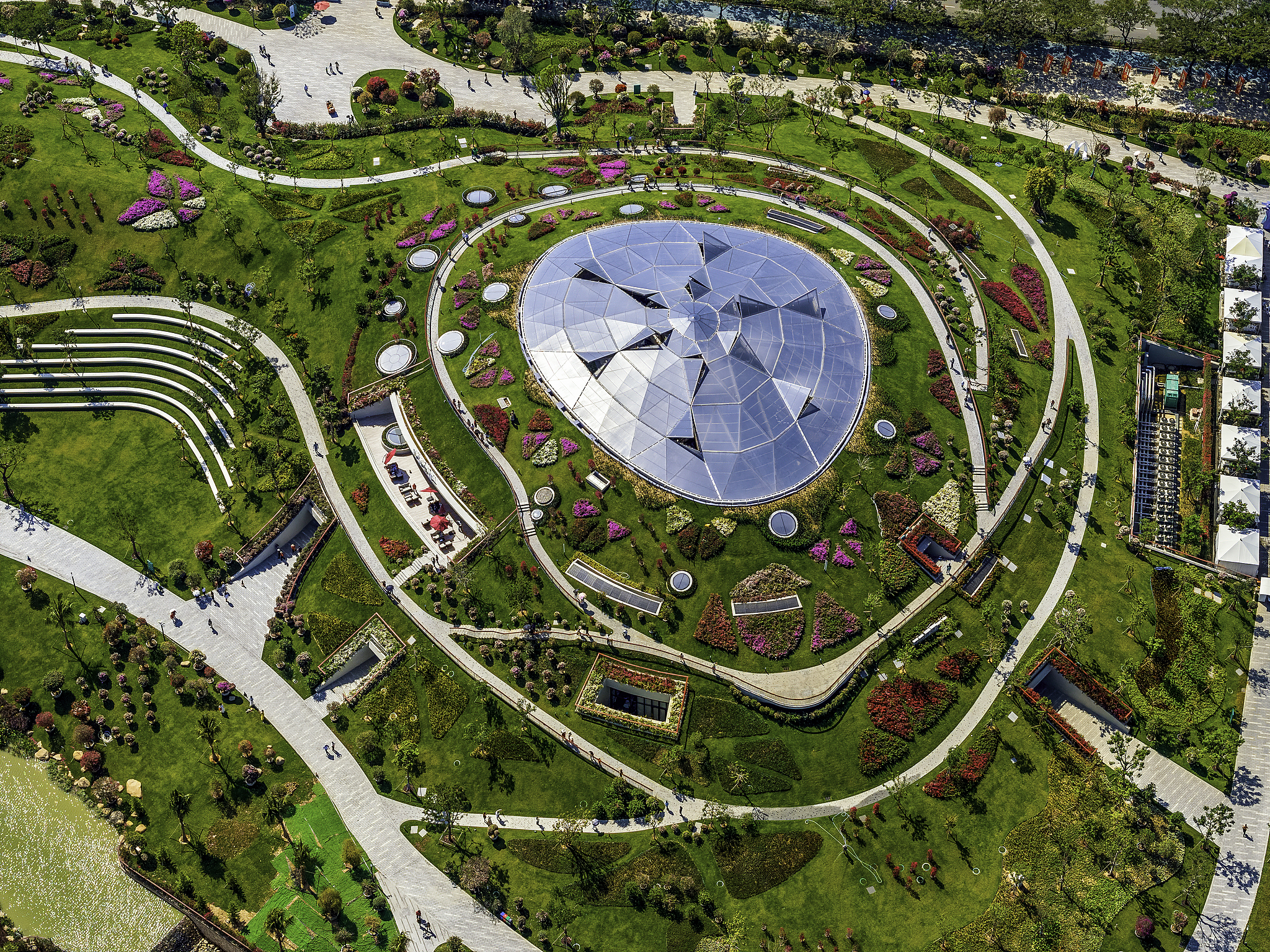 The Bougainvillea Science Expo Park in Yazhou Bay Science and Technology City, Sanya City, Hainan Province. /CFP