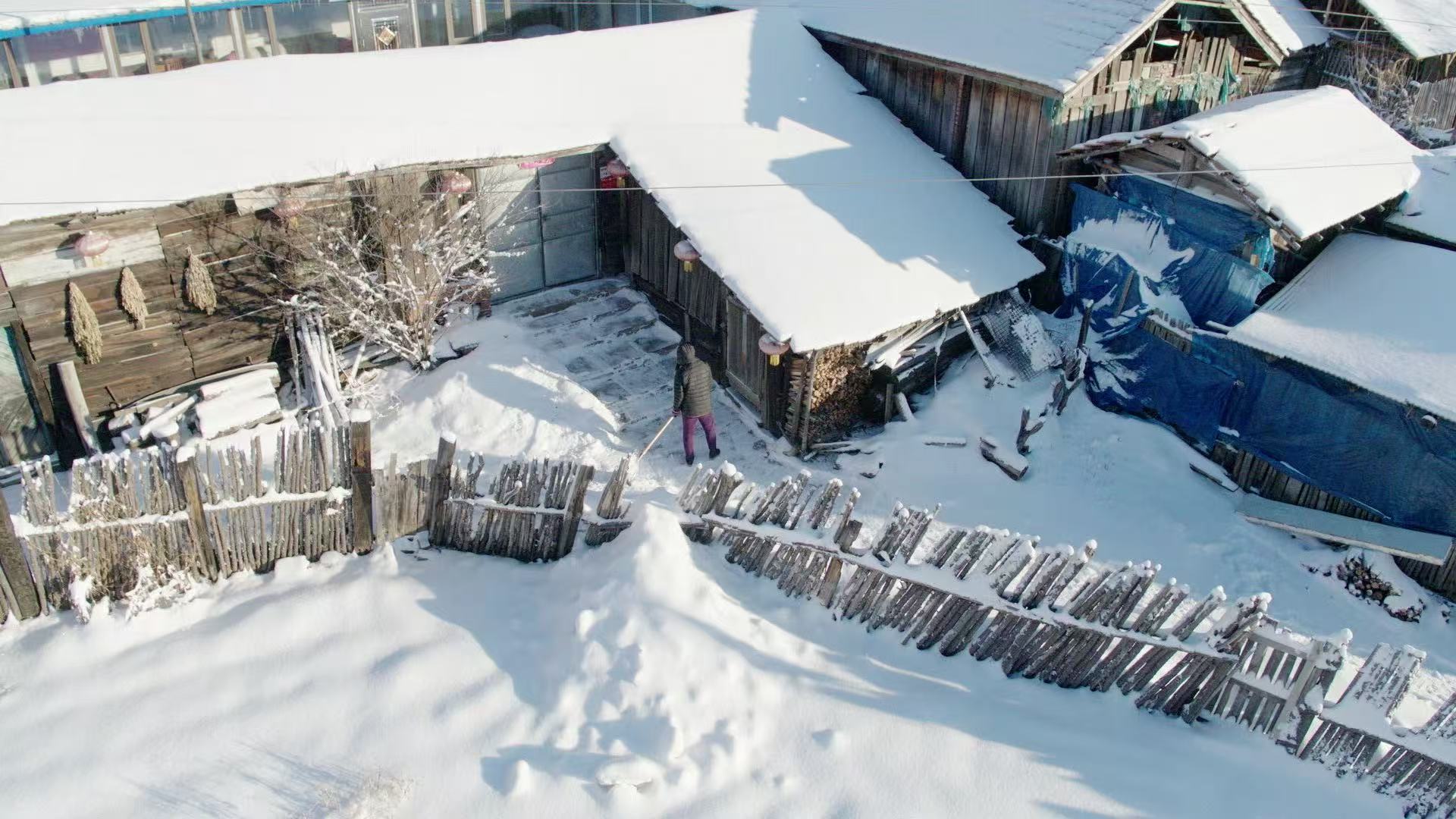 The winter scenery of Songling Snow Village in Jilin Province, China. /CGTN