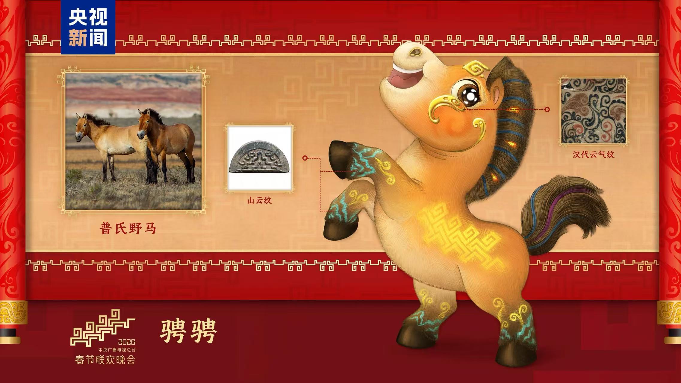 China Media Group unveils official mascots for the 2026 Spring Festival Gala