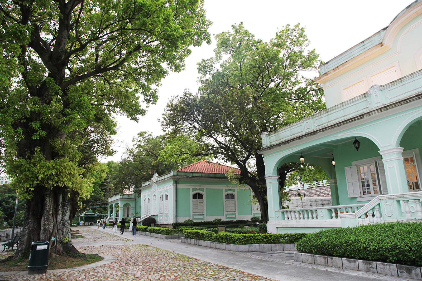 A view of the Taipa Houses Museum in Macao /CGTN