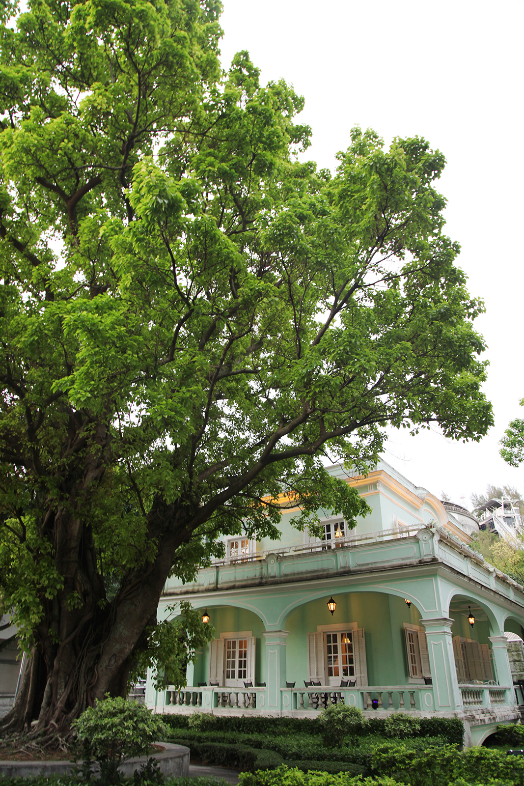 A view of the Taipa Houses Museum in Macao /CGTN