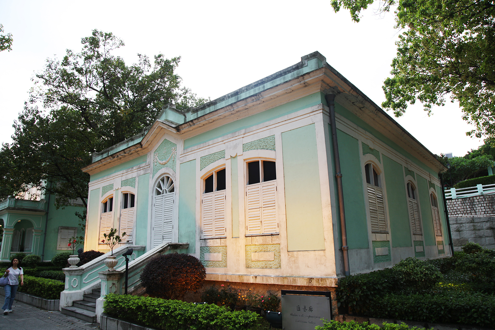 A view of the Taipa Houses Museum in Macao /CGTN