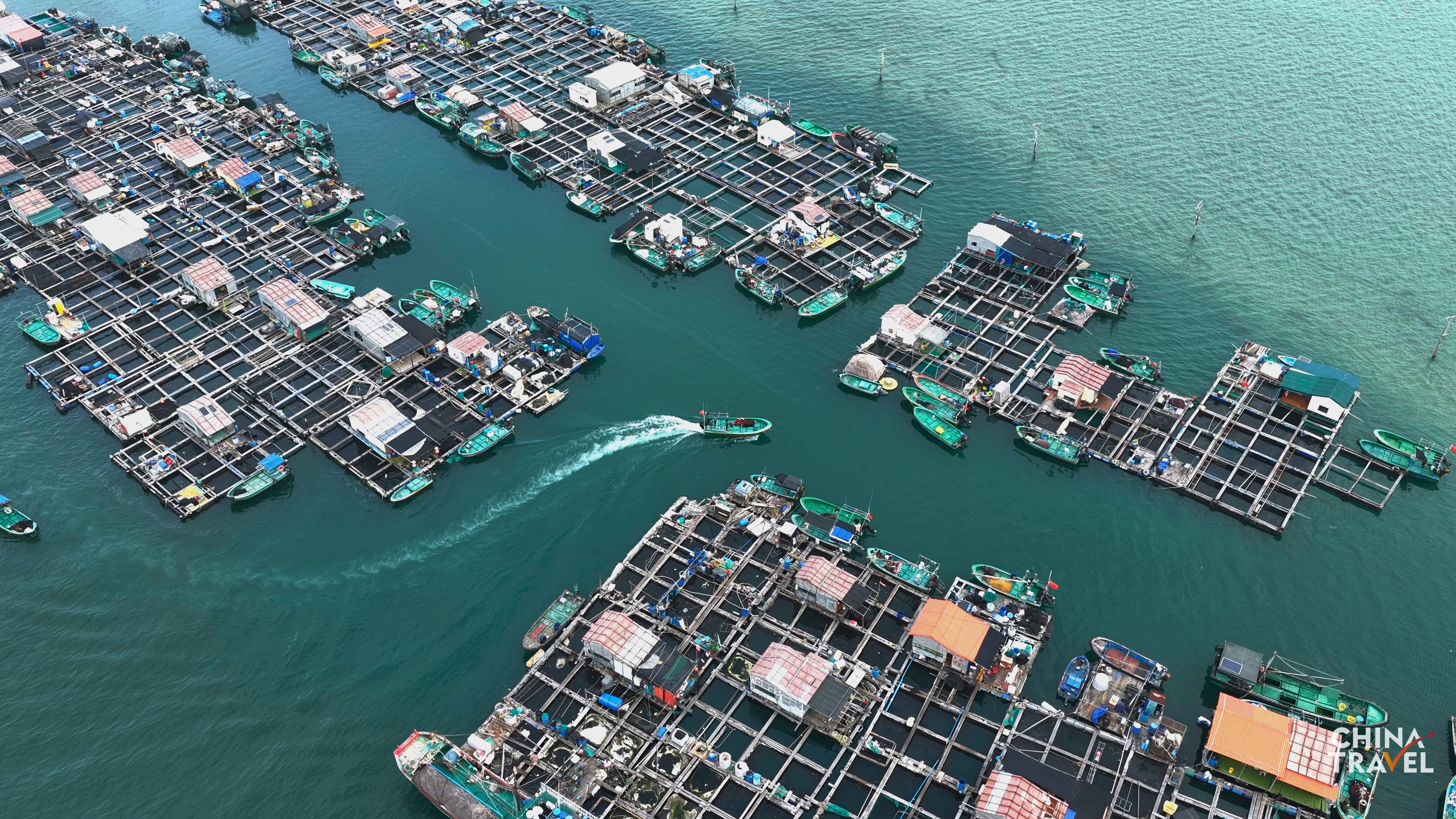 Danjia floating villages in Lingshui /CGTN