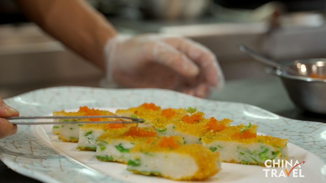 Local cuisine in Lingshui/CGTN