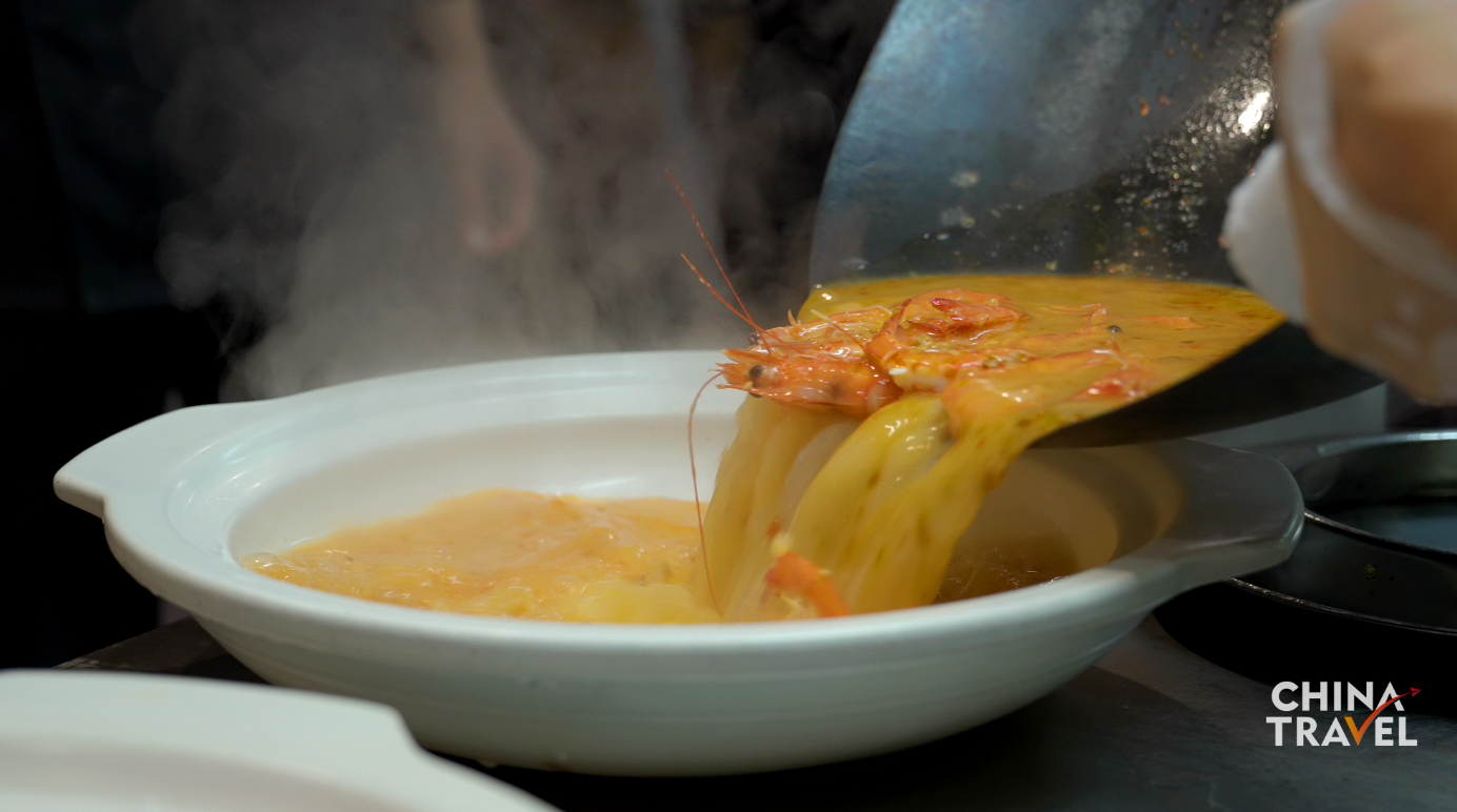 Local cuisine in Lingshui/CGTN
