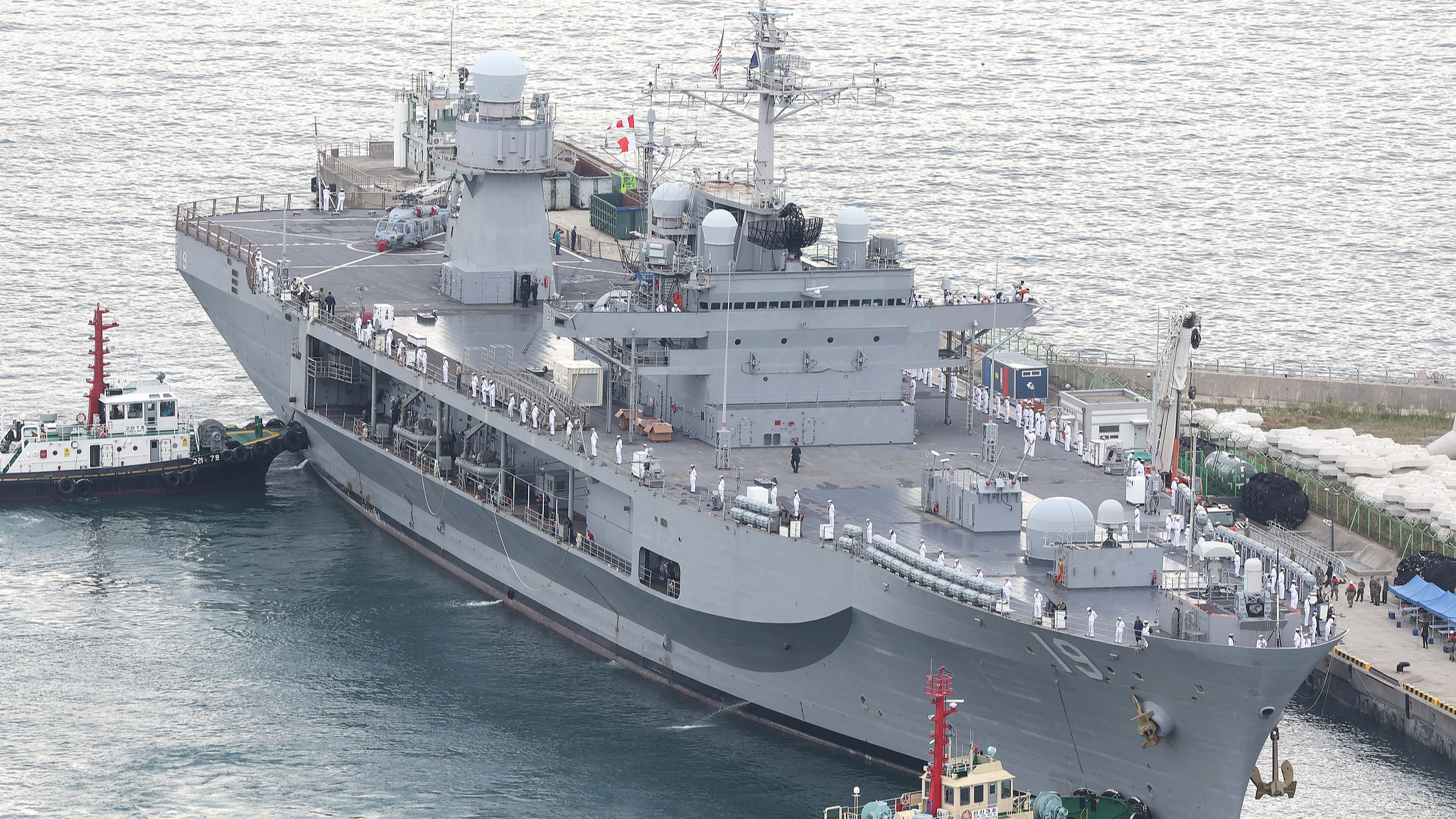 The USS Blue Ridge (LCC-19), flagship of the U.S. Navy's 7th Fleet. /VCG