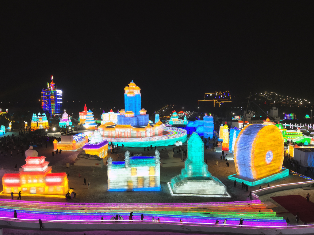 Changchun Ice and Snow World in northeast China's Jilin Province opens to visitors on December 19, 2025. /VCG