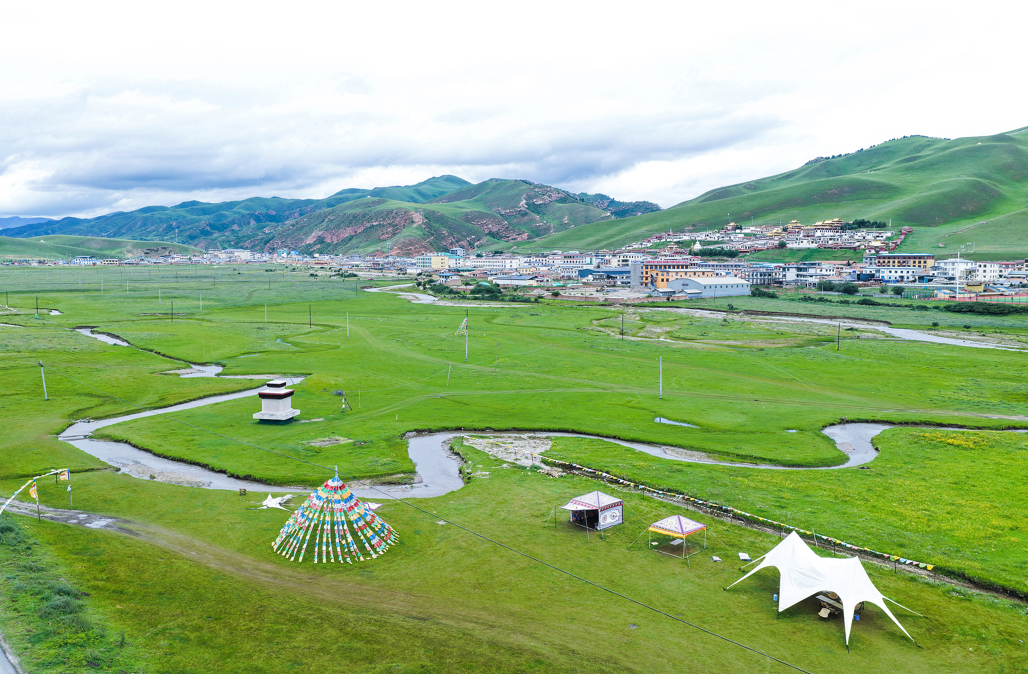 Sangke Grassland in Gannan Zang Autonomous Prefecture, Gansu Province, northwest China, August 26, 2025. /VCG