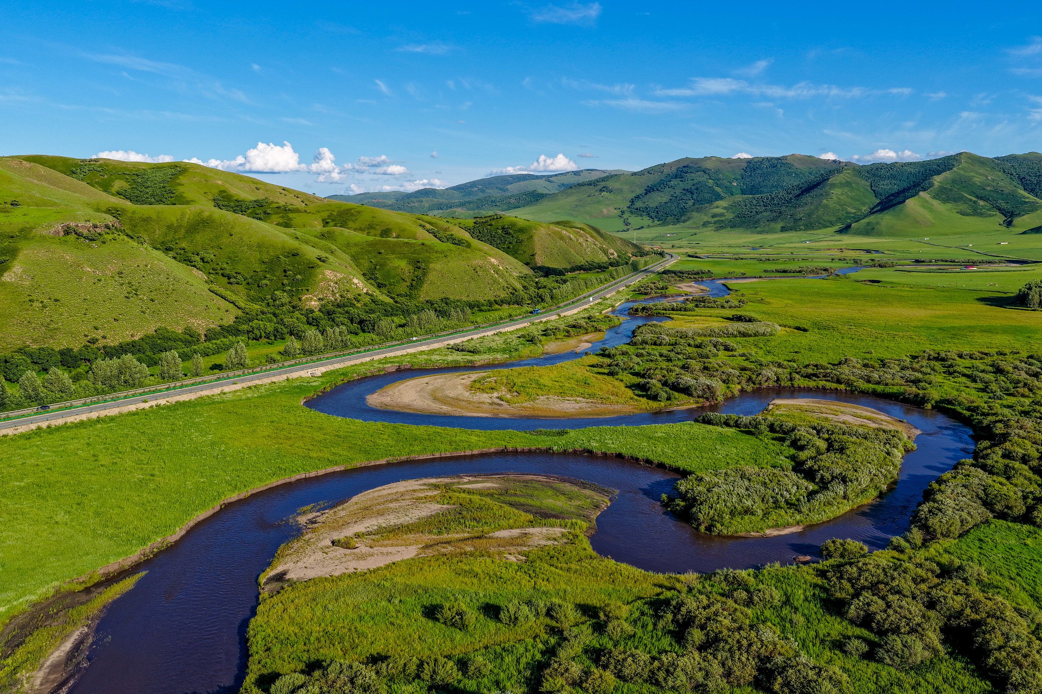 Ulan Maodu Grassland in Hinggan League, Inner Mongolia Autonomous Region, north China, July 29, 2025. /VCG