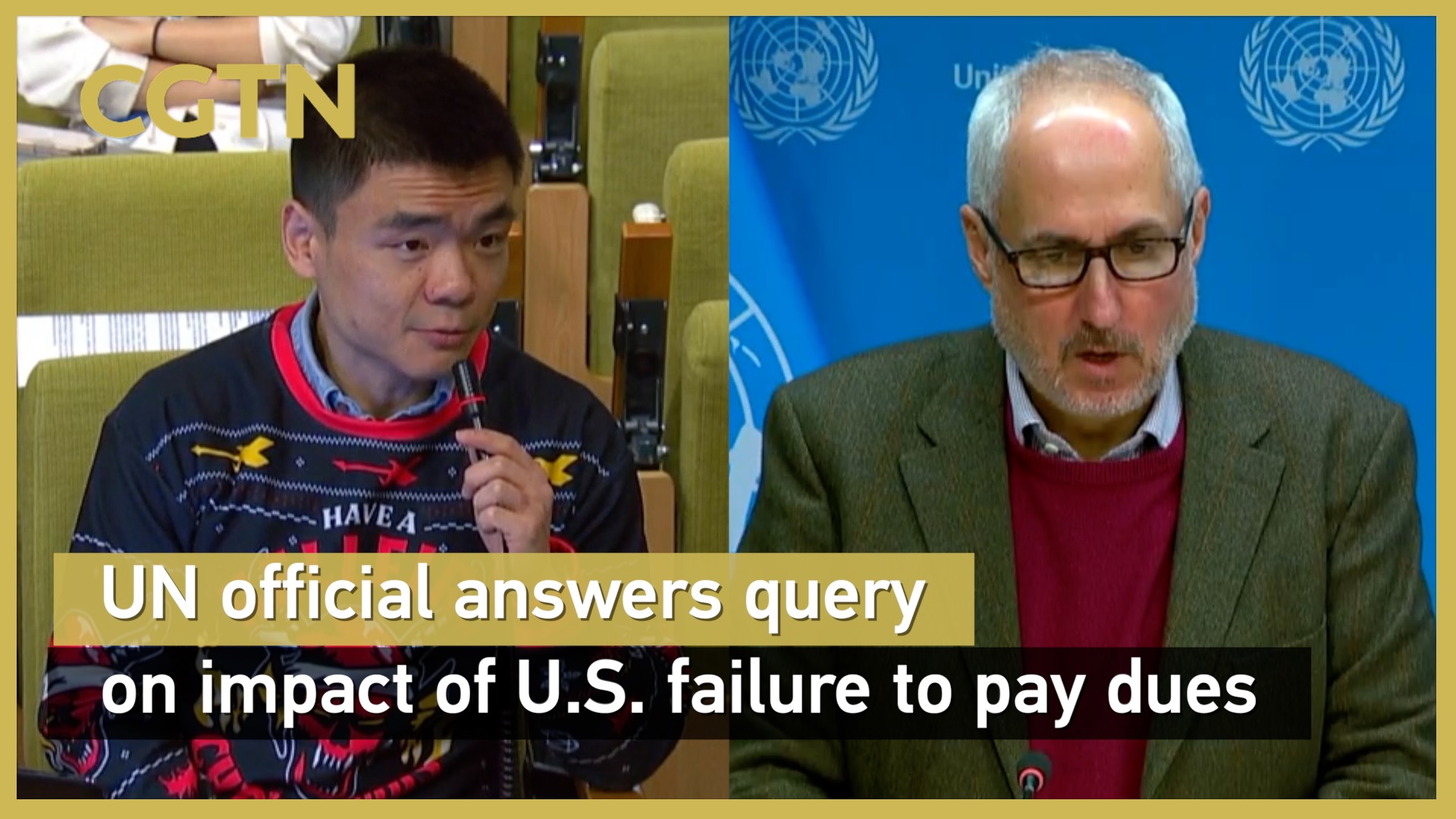 UN official answers query on impact of U.S. failure to pay dues