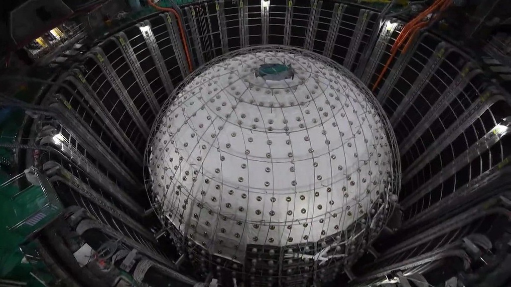  The Jiangmen Underground Neutrino Observatory in Jiangmen, south China's Guangdong Province. /VCG