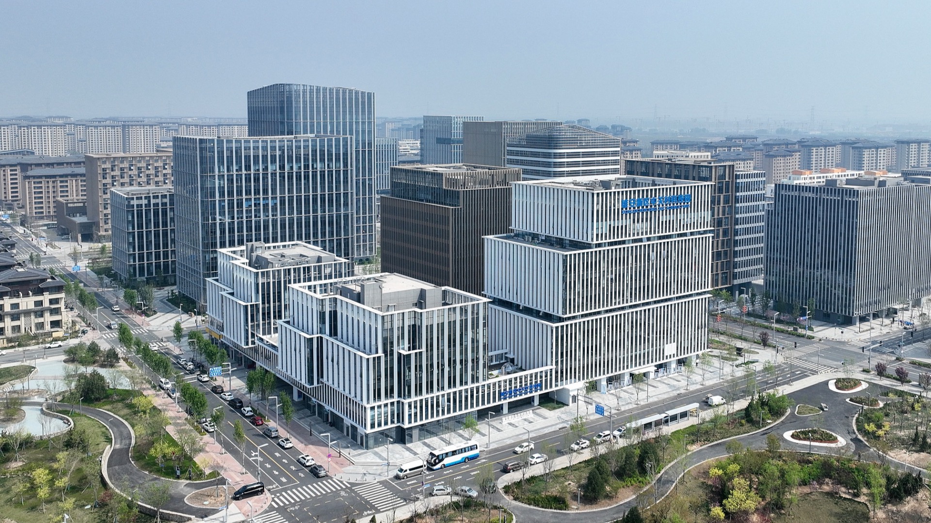 Zhongguancun Science Park in Xiong'an New Area, north China's Hebei Province. /CMG