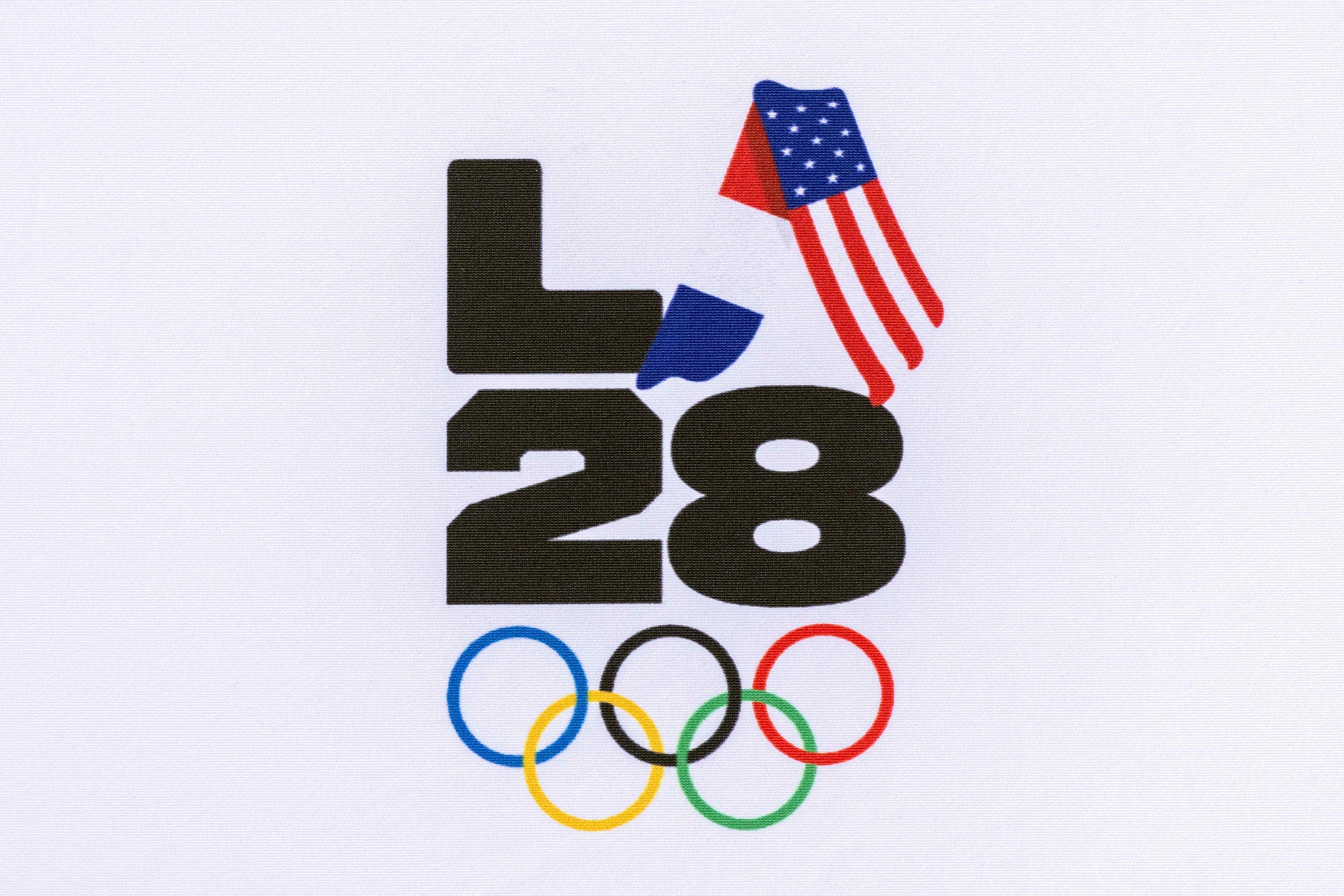 The logo for the 2028 Los Angeles Summer Olympics. /VCG