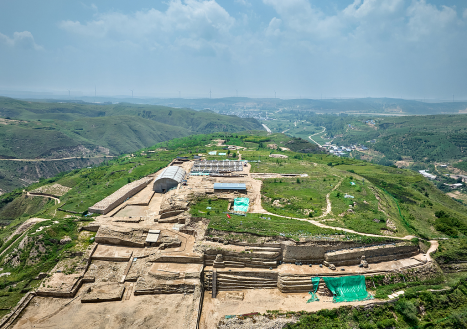 A view of Shimao city, Yulin City, Shaanxi Province, northwest China. /CFP